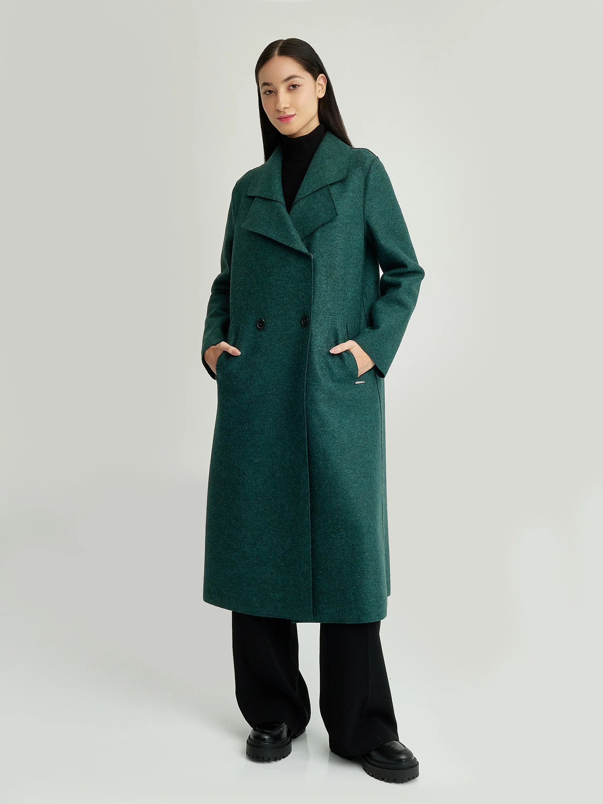 Yamay Coat Alpaca Color Green - Image 4