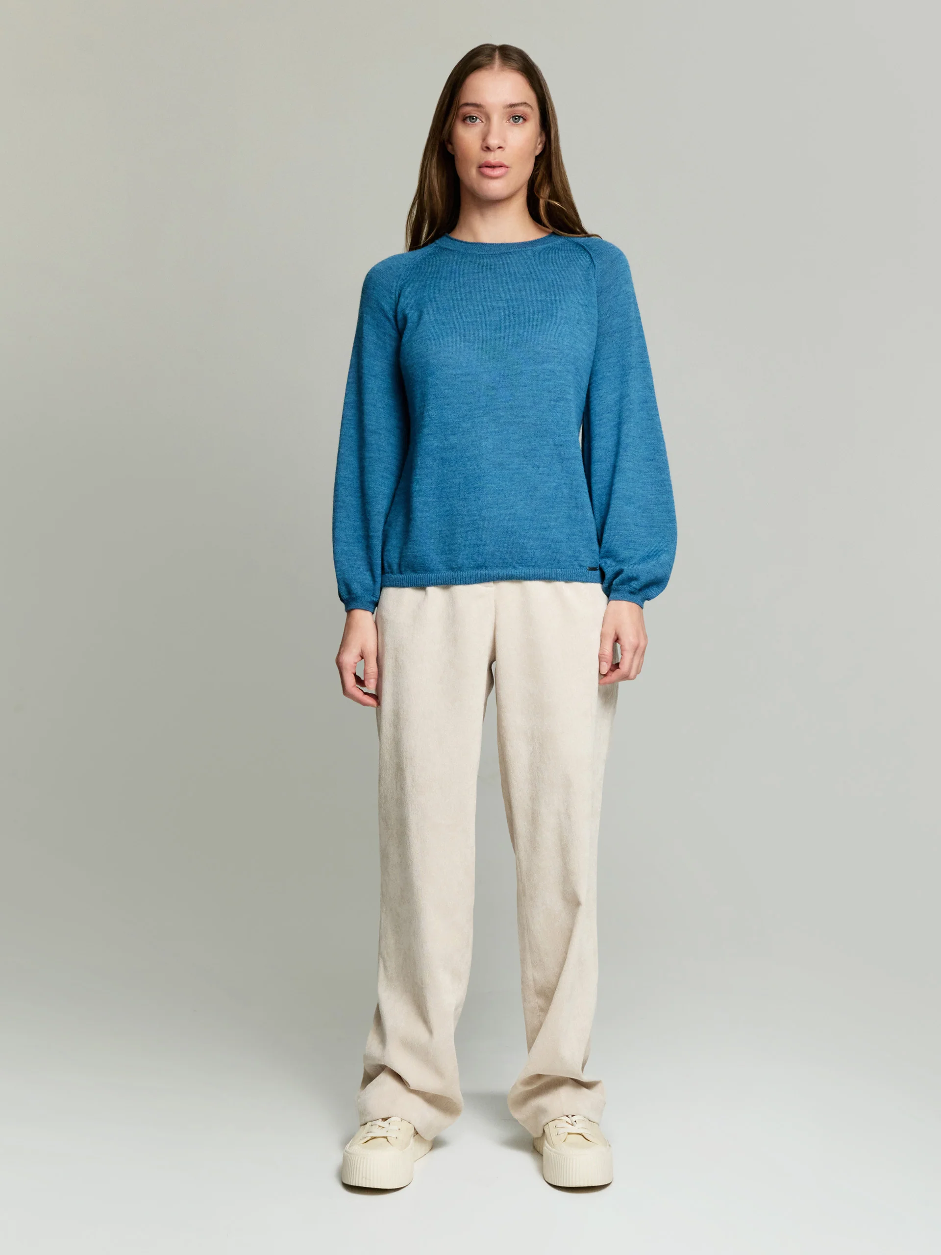 Yanela Sweater Baby Alpaca Color Light Blue - Image 4