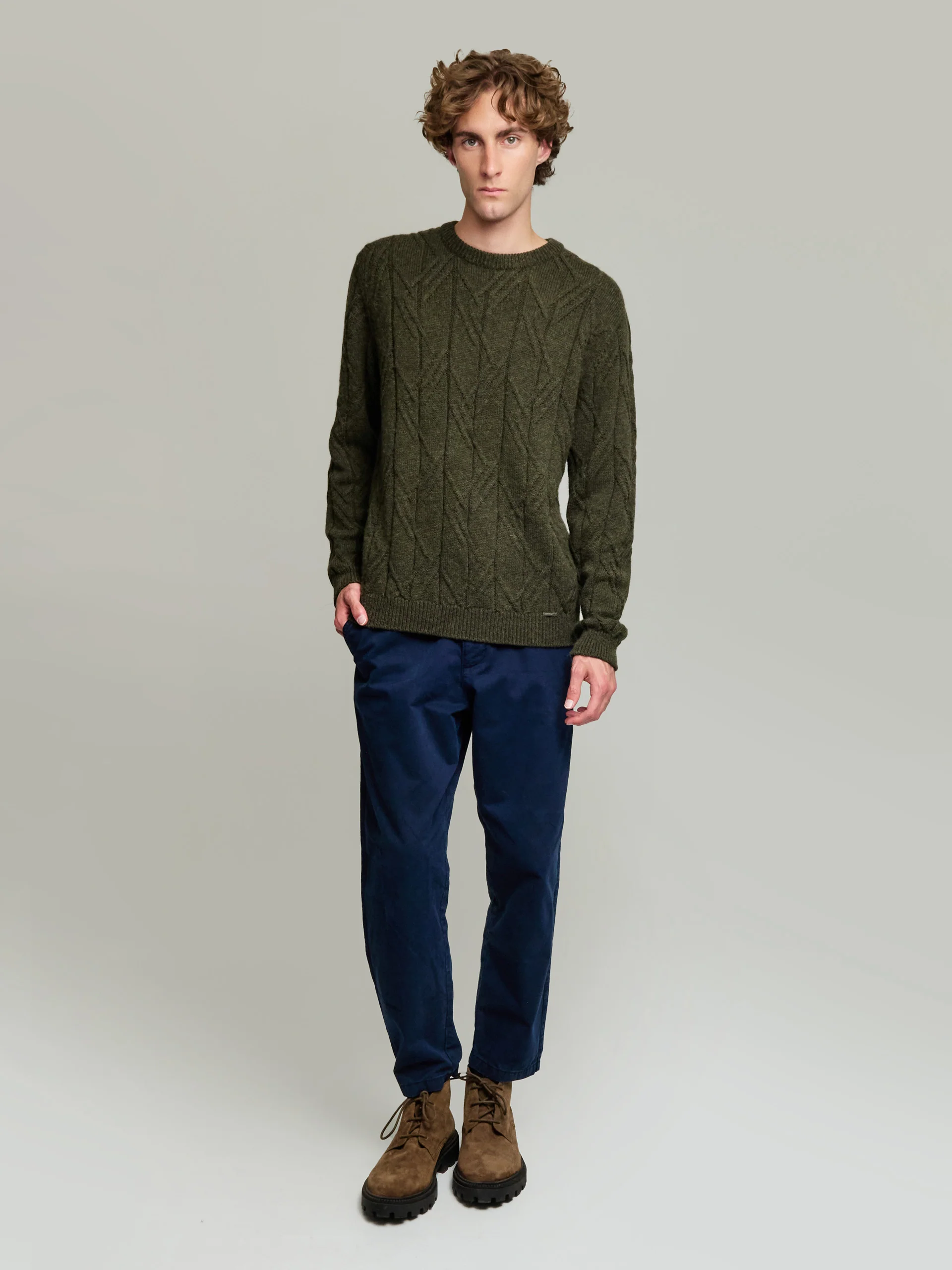Yann Sweater Baby Alpaca Color Green - Image 4