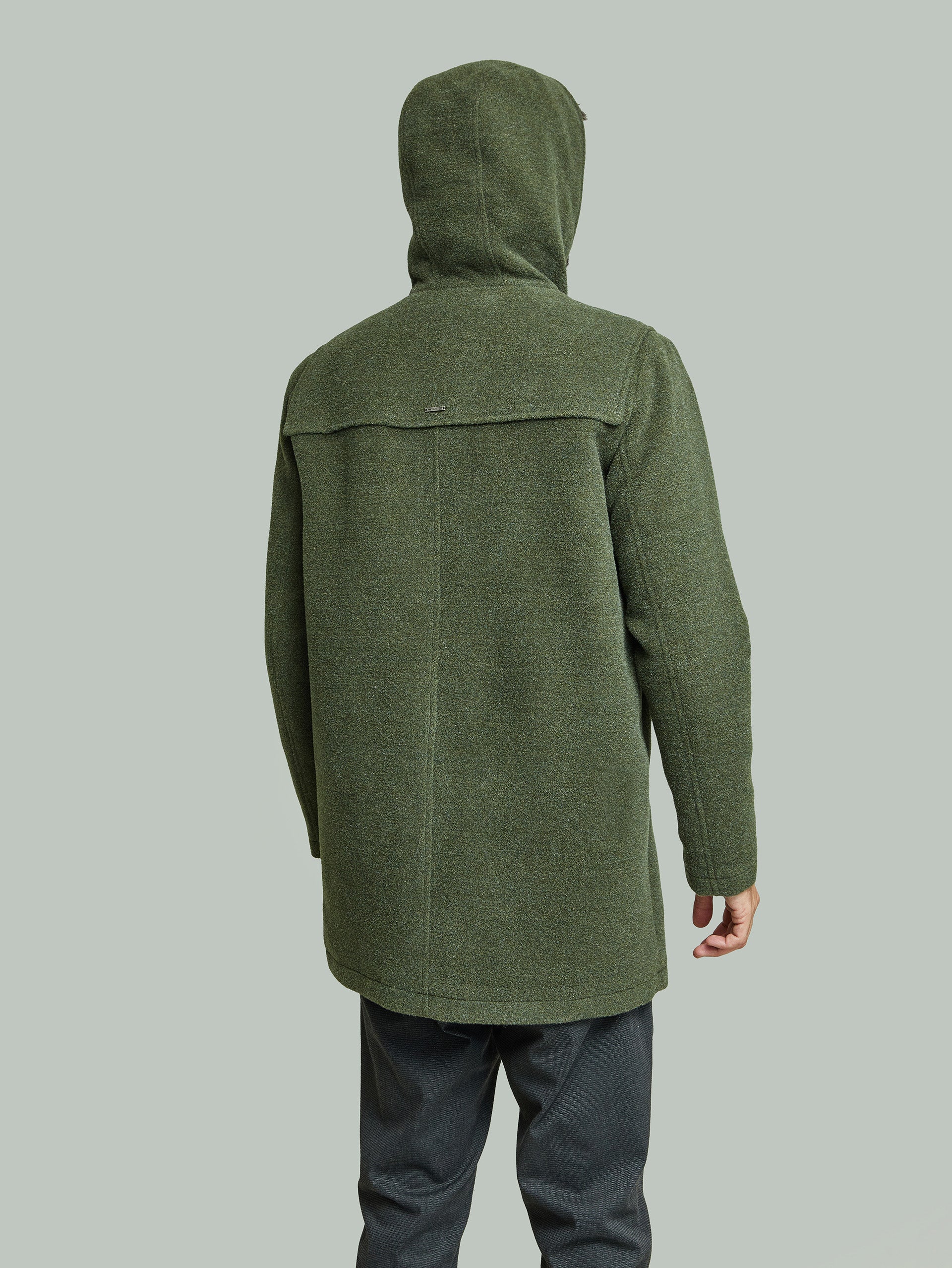 Yared Coat Wool & Alpaca Color Green - Image 3