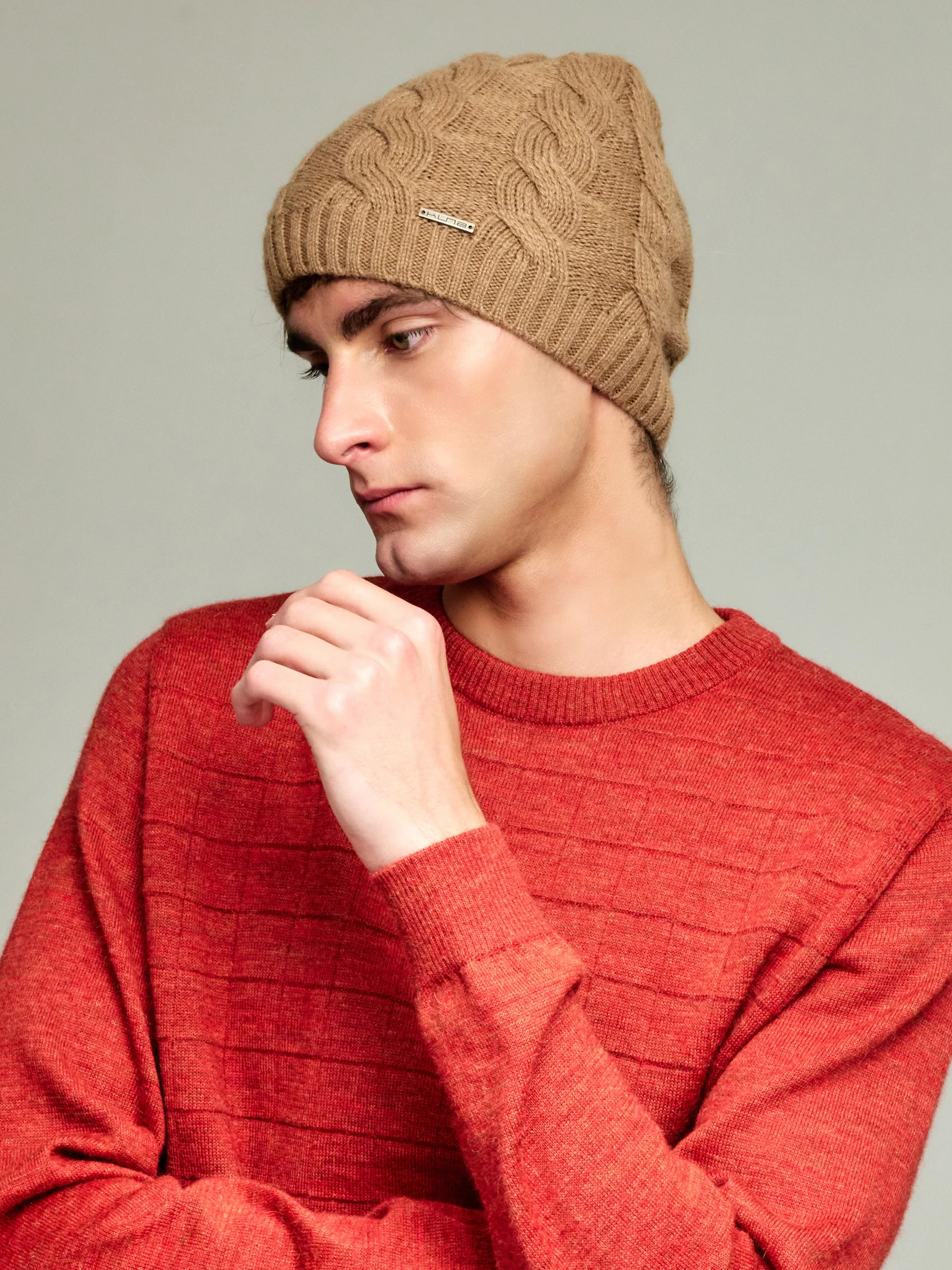 Yarela Hat Baby Alpaca Color Camel - Image 4