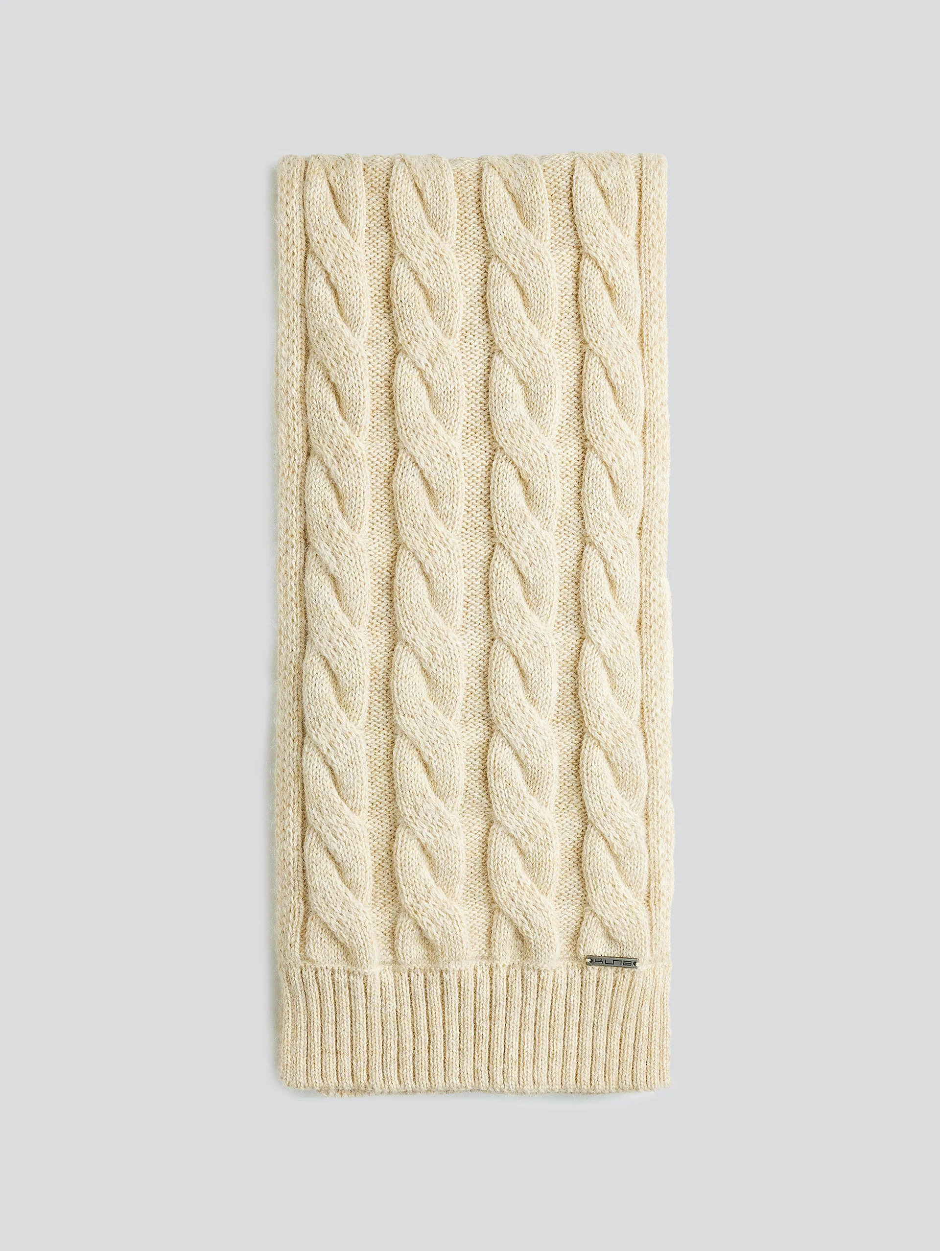 Yarela Scarf Baby Alpaca Color Beige - Image 2