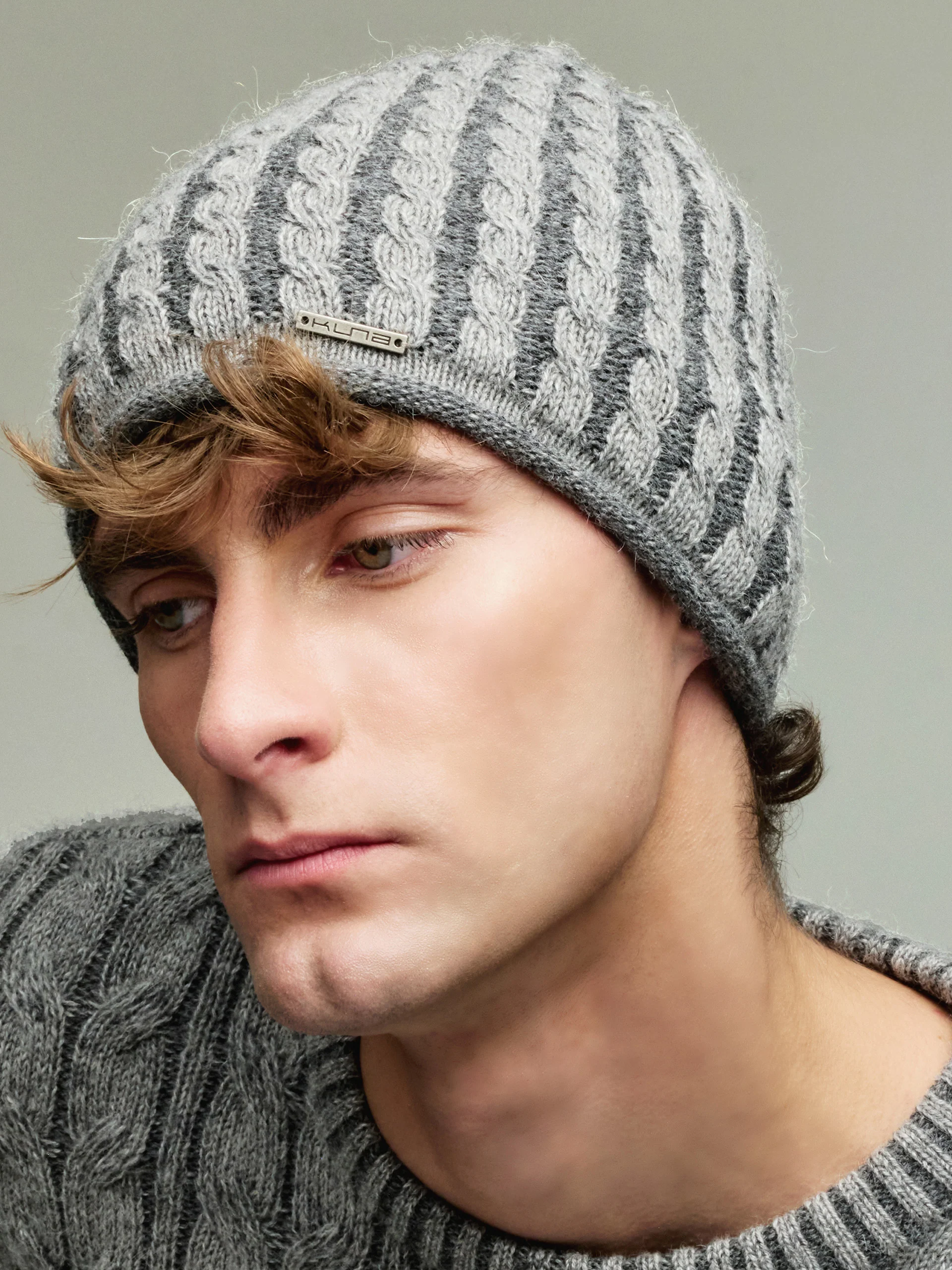 Yasikov Hat Baby Alpaca Color Grey - Image 5