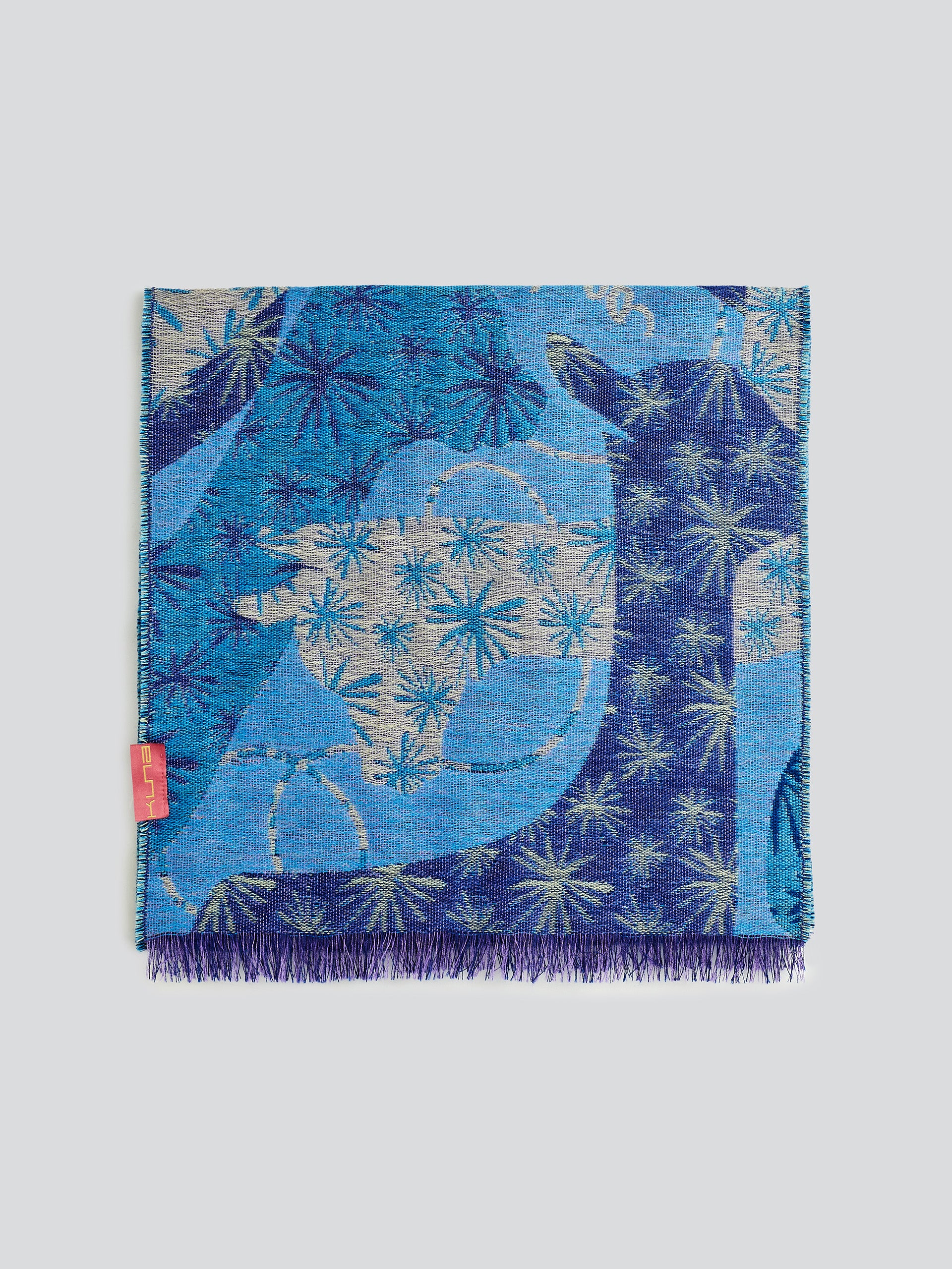 Yasu Scarf Baby Alpaca Color Blue - Image 2
