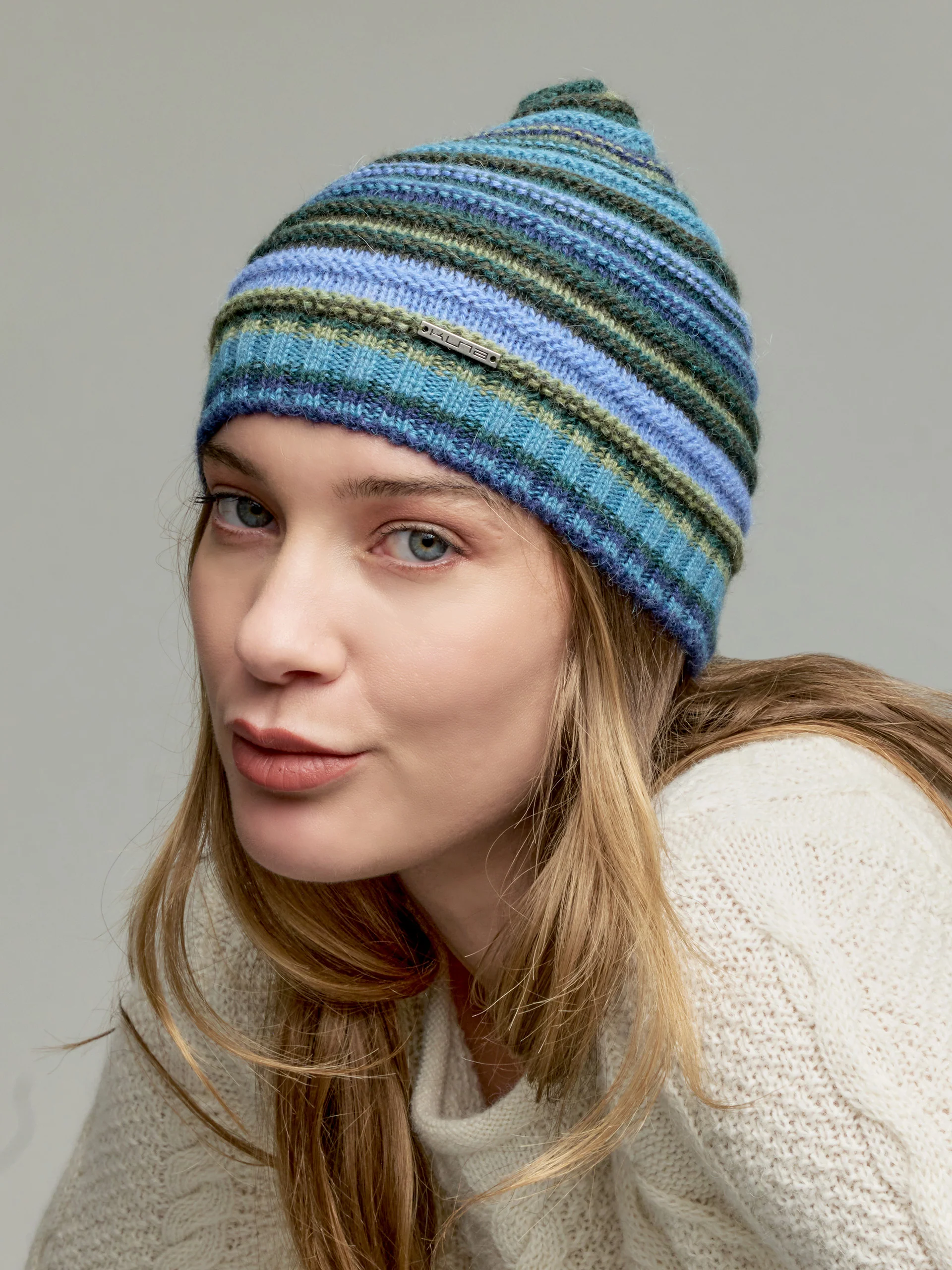 Yavoy Hat Baby Alpaca Color Light Blue - Image 3