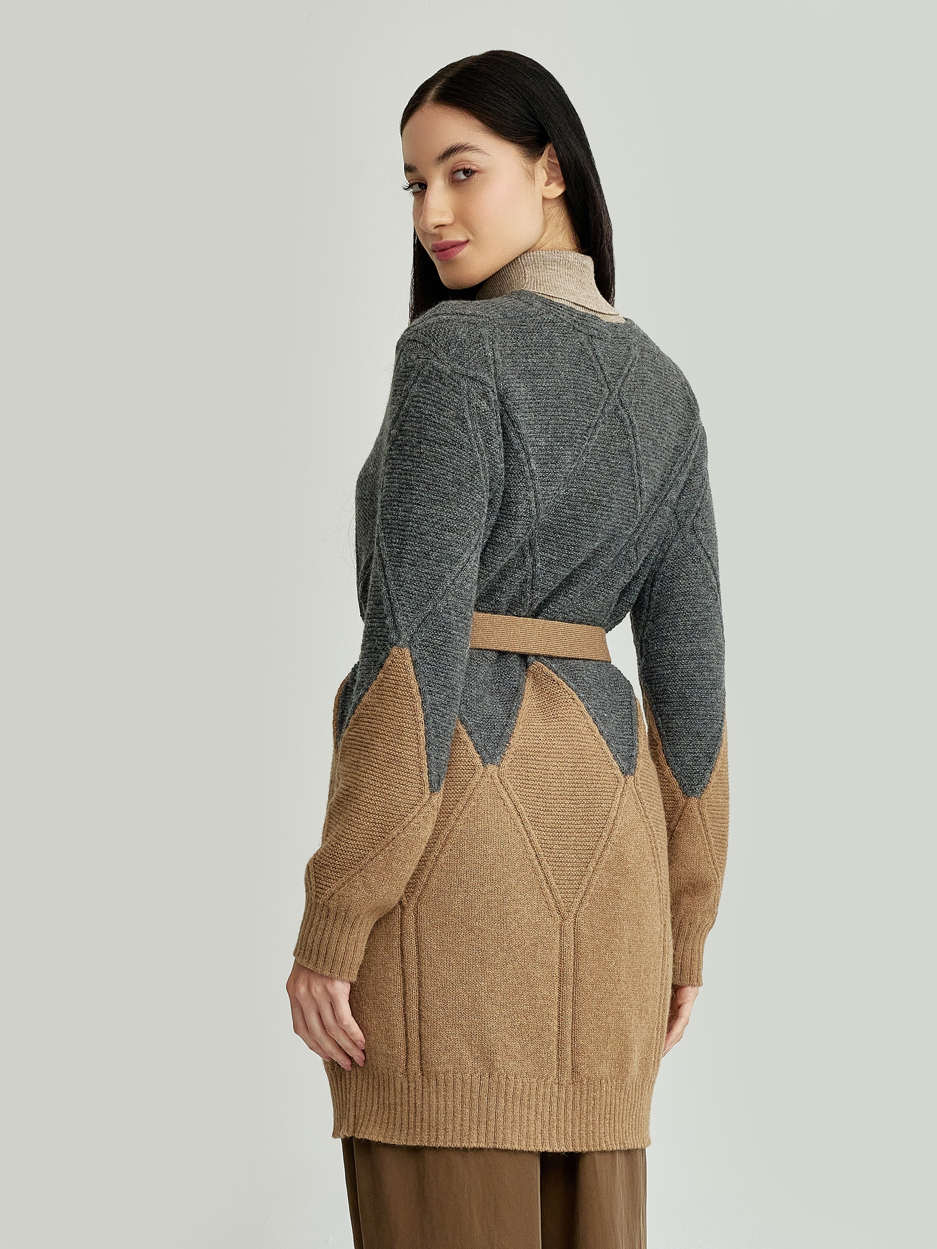 Yelissa Cardigan Baby Alpaca Color Camel - Image 3