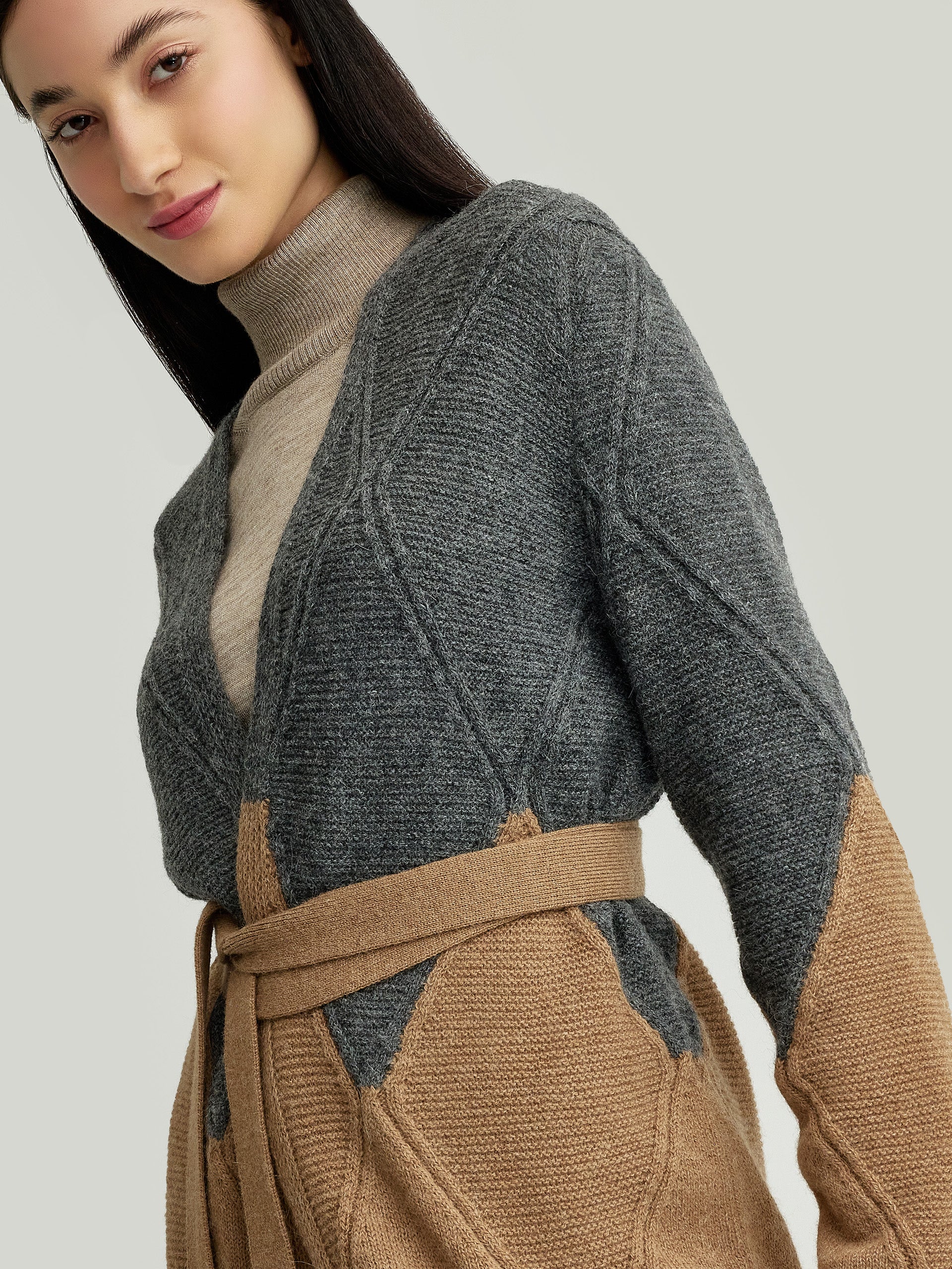 Yelissa Cardigan Baby Alpaca Color Camel - Image 5