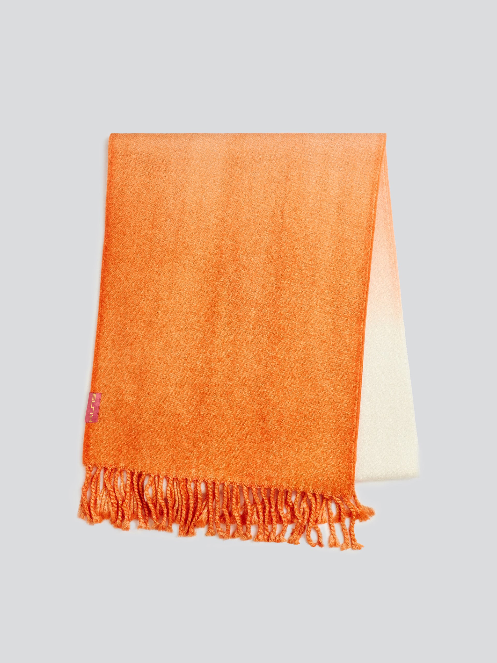 Yemi Scarf Baby Alpaca Color Orange - Image 2