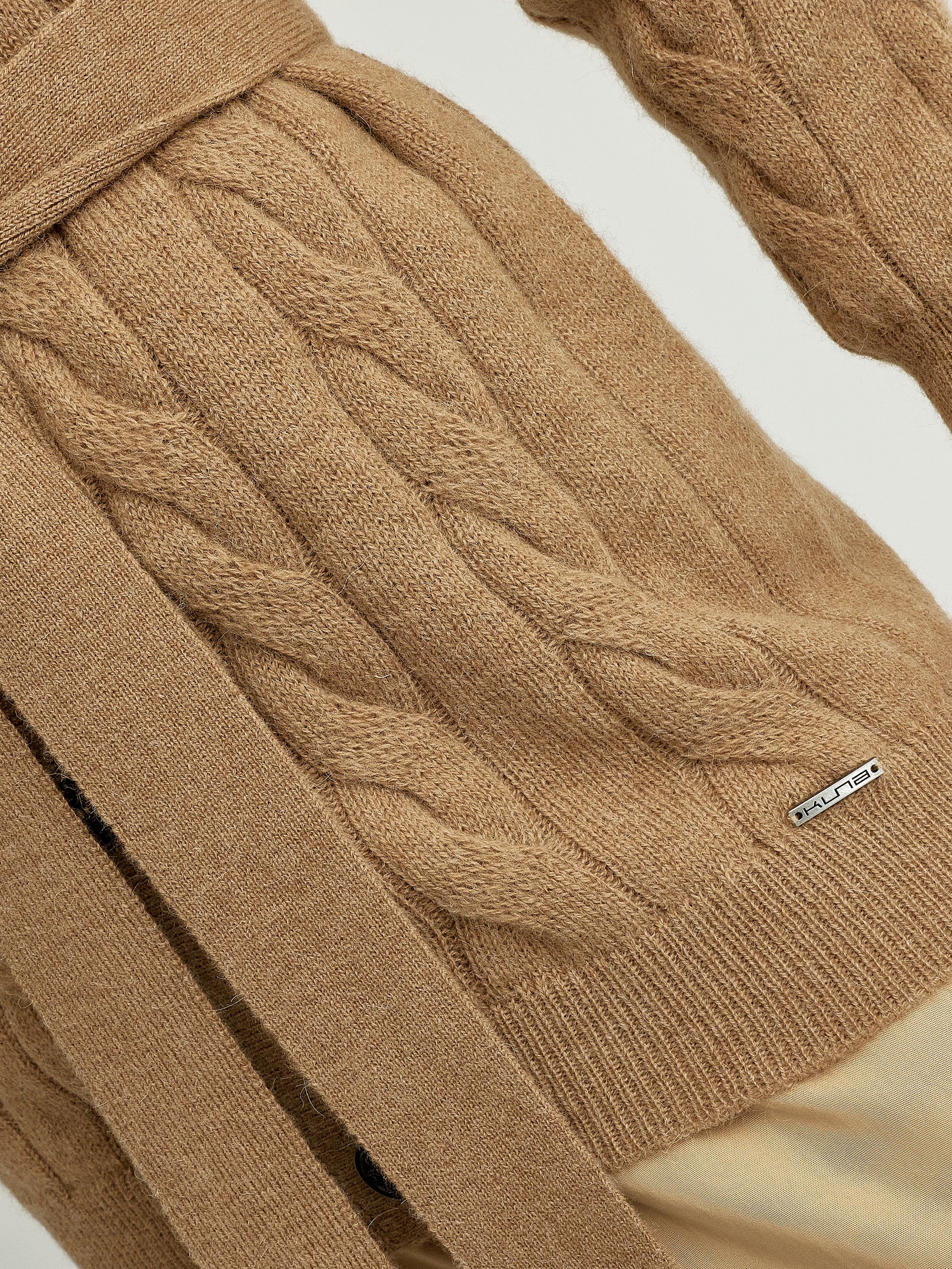 Yessica Cardigan Baby Alpaca Color Camel - Image 5