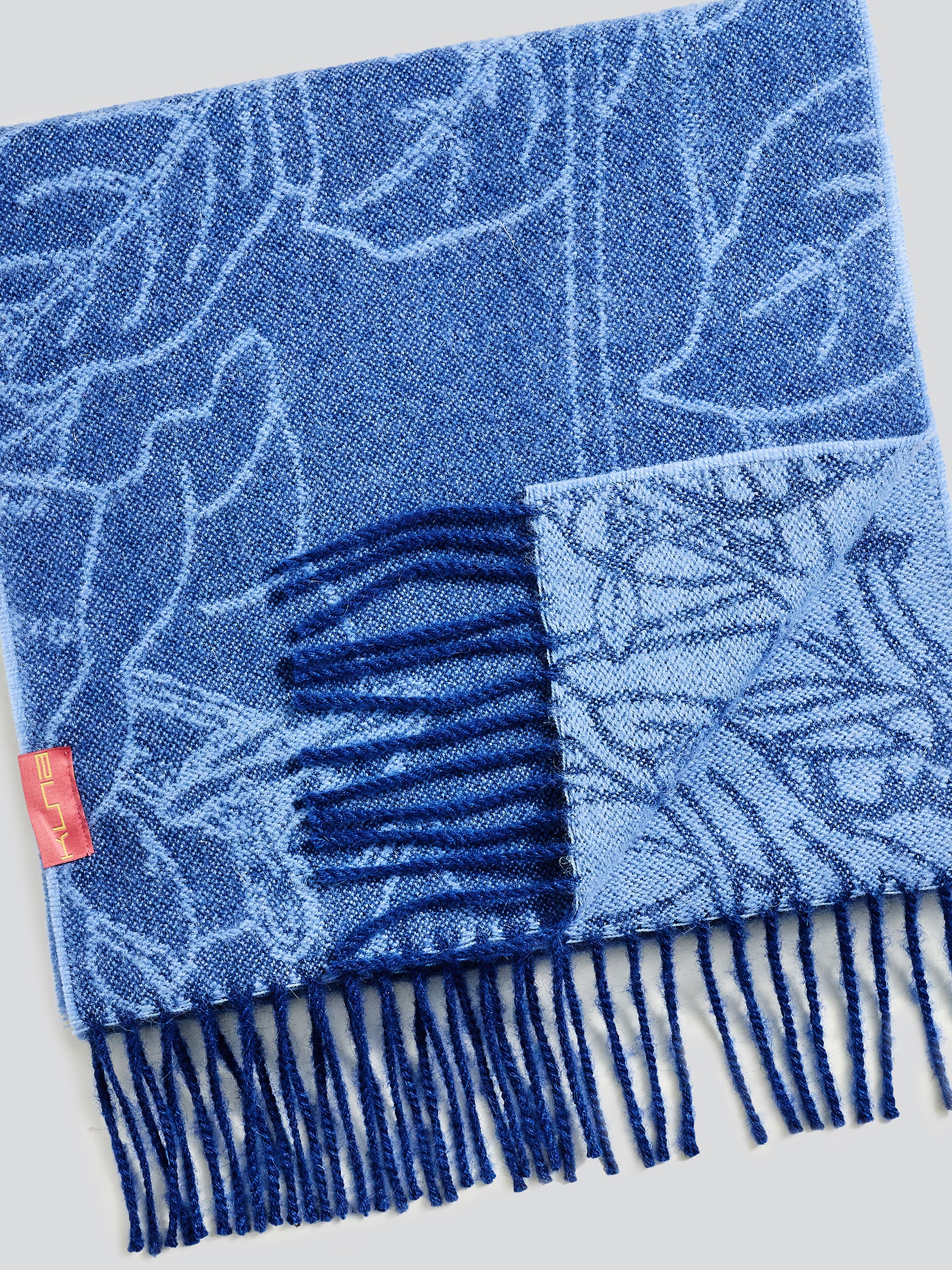 Yetzael Scarf Baby Alpaca Color Blue - Image 6