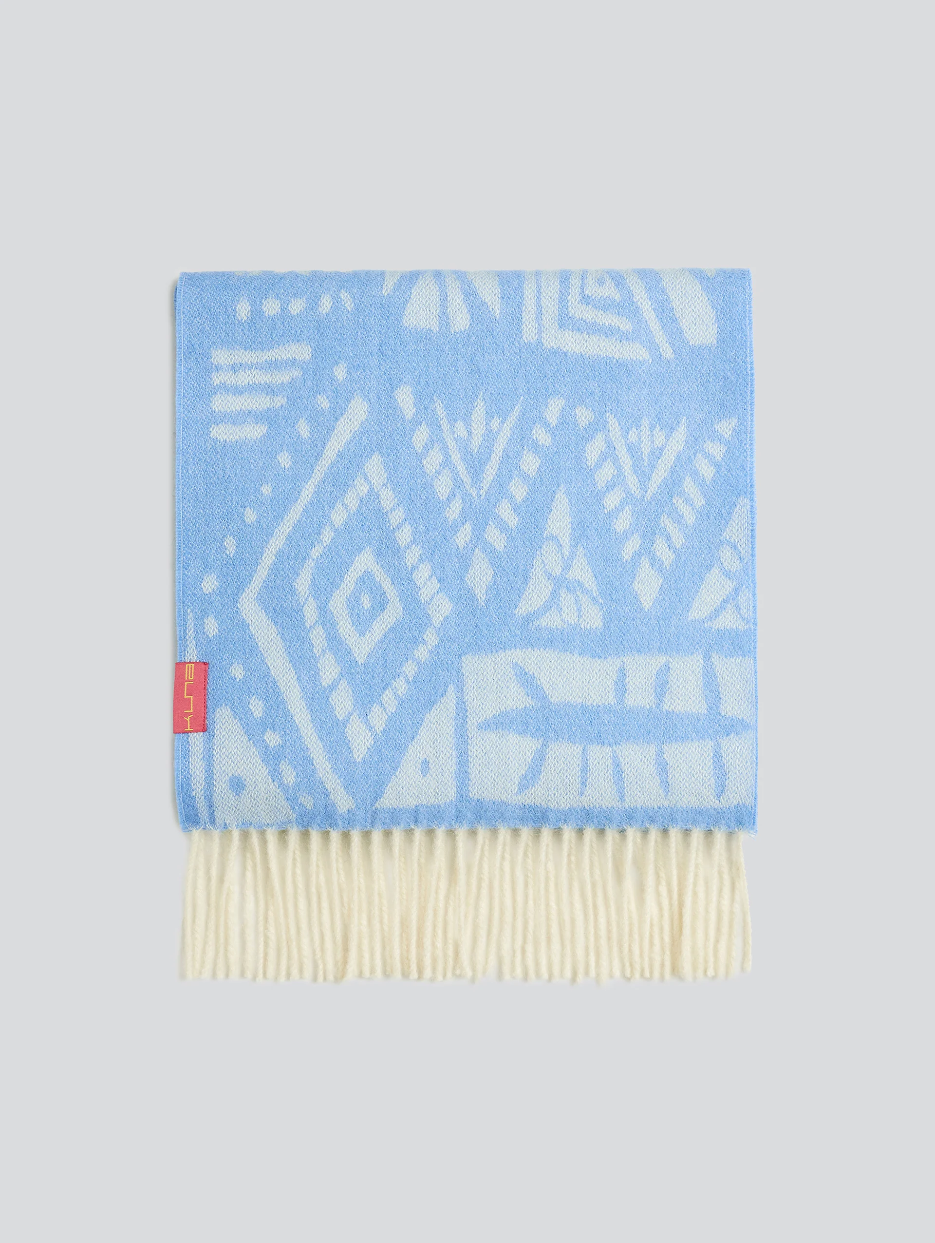 Yetzali Scarf Baby Alpaca Color Light Blue - Image 2