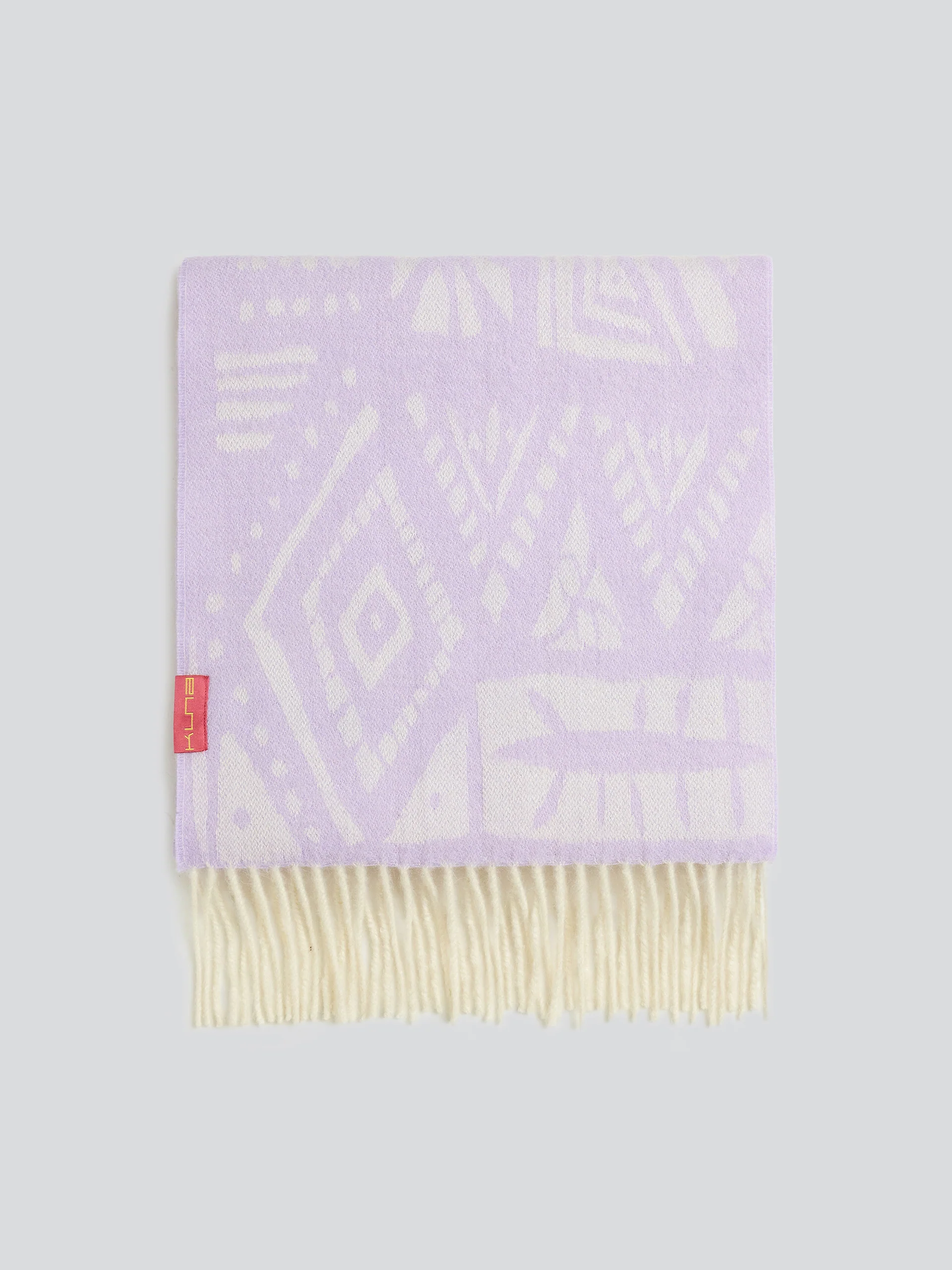 Yetzali Scarf Baby Alpaca Color Purple - Image 2