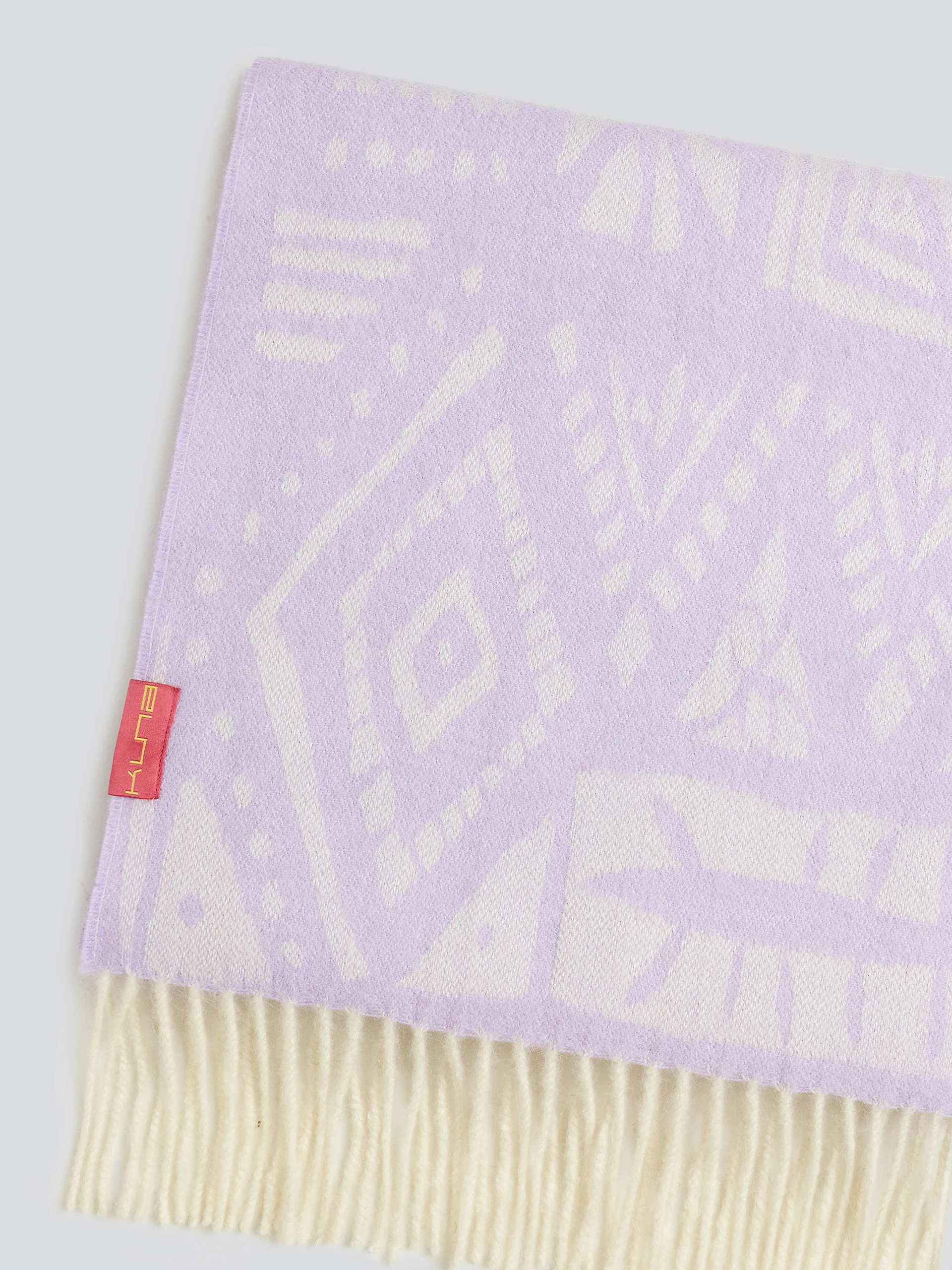 Yetzali Scarf Baby Alpaca Color Purple - Image 6