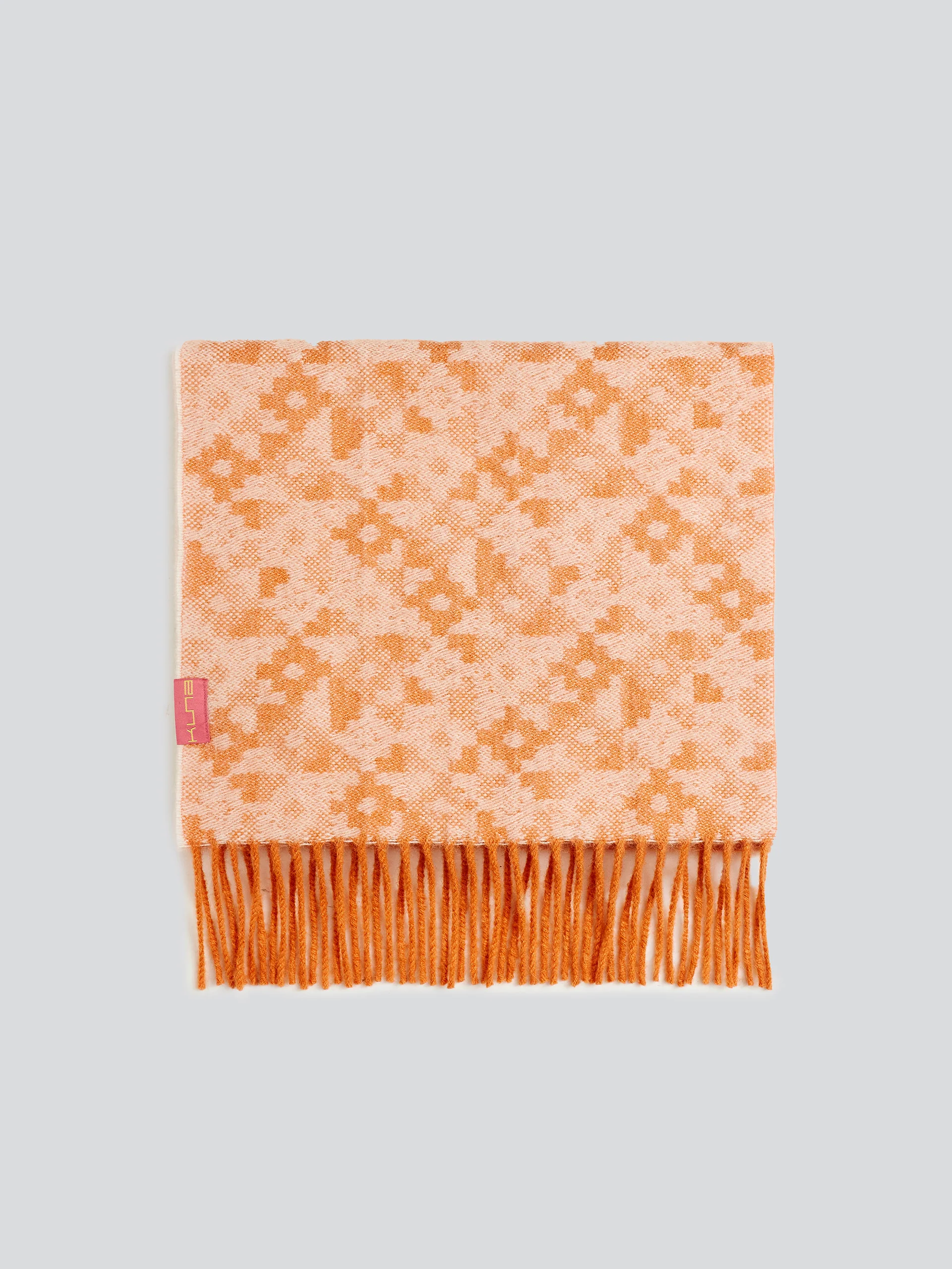 Yldis Scarf Baby Alpaca Color Orange - Image 2