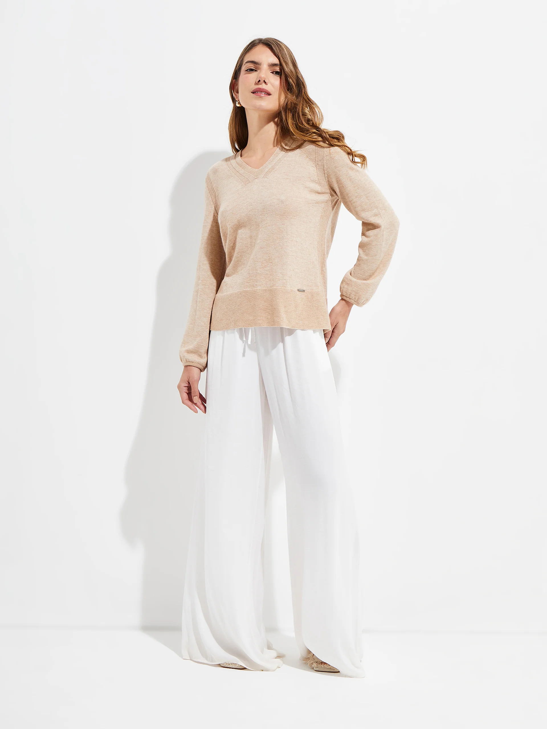 Yliada Sweater Cotton Color Beige - Image 4
