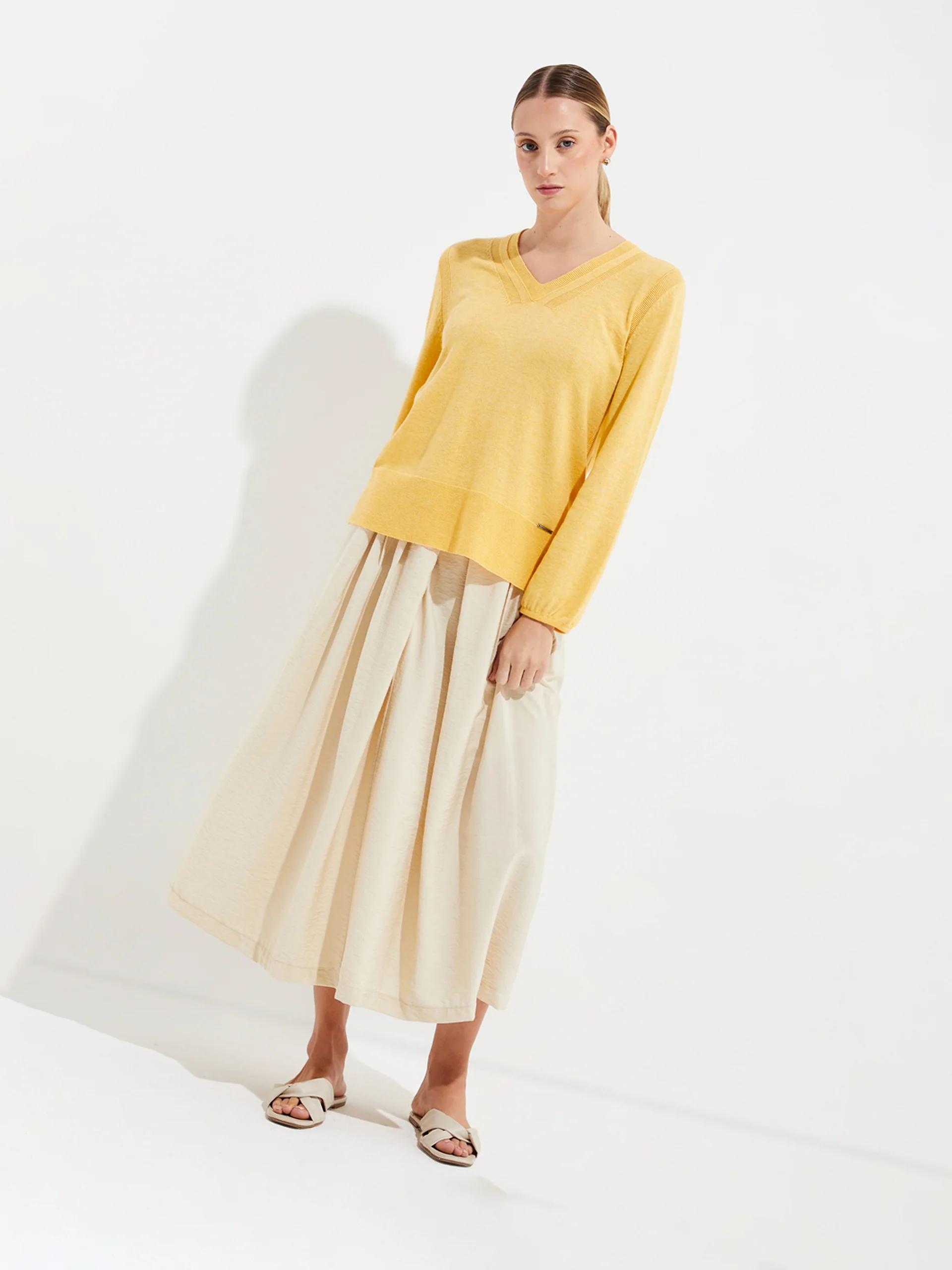 Yliada Sweater Cotton Color Yellow - Image 4