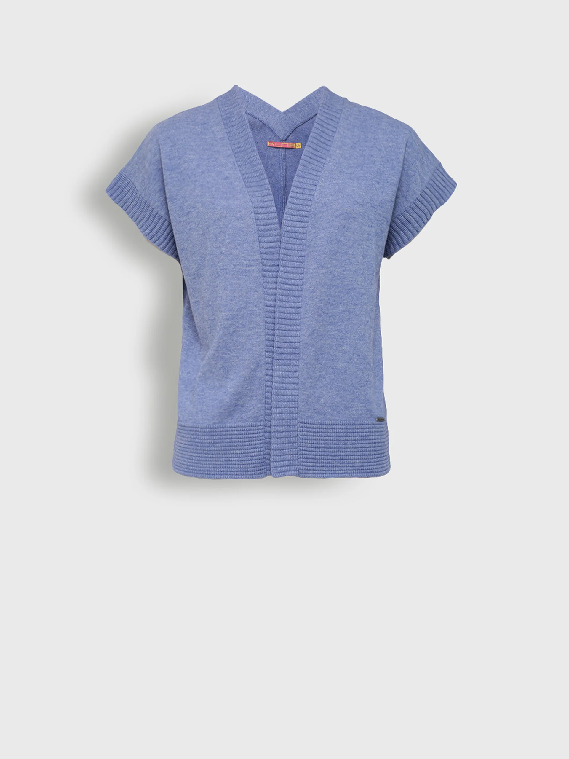 Ymelde Vest Cotton Color Blue