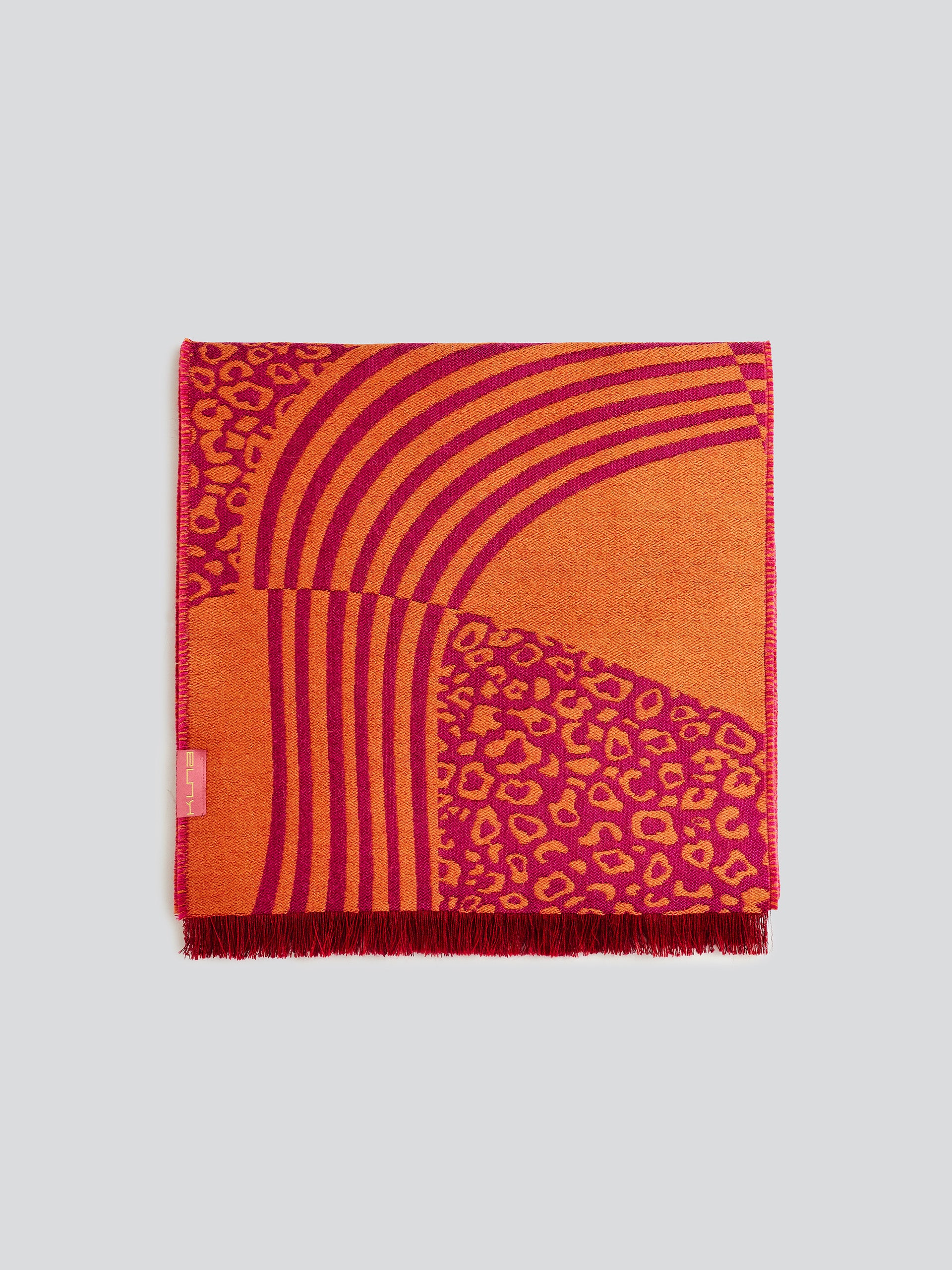 Yogi Scarf Baby Alpaca Color Fuchsia - Image 2