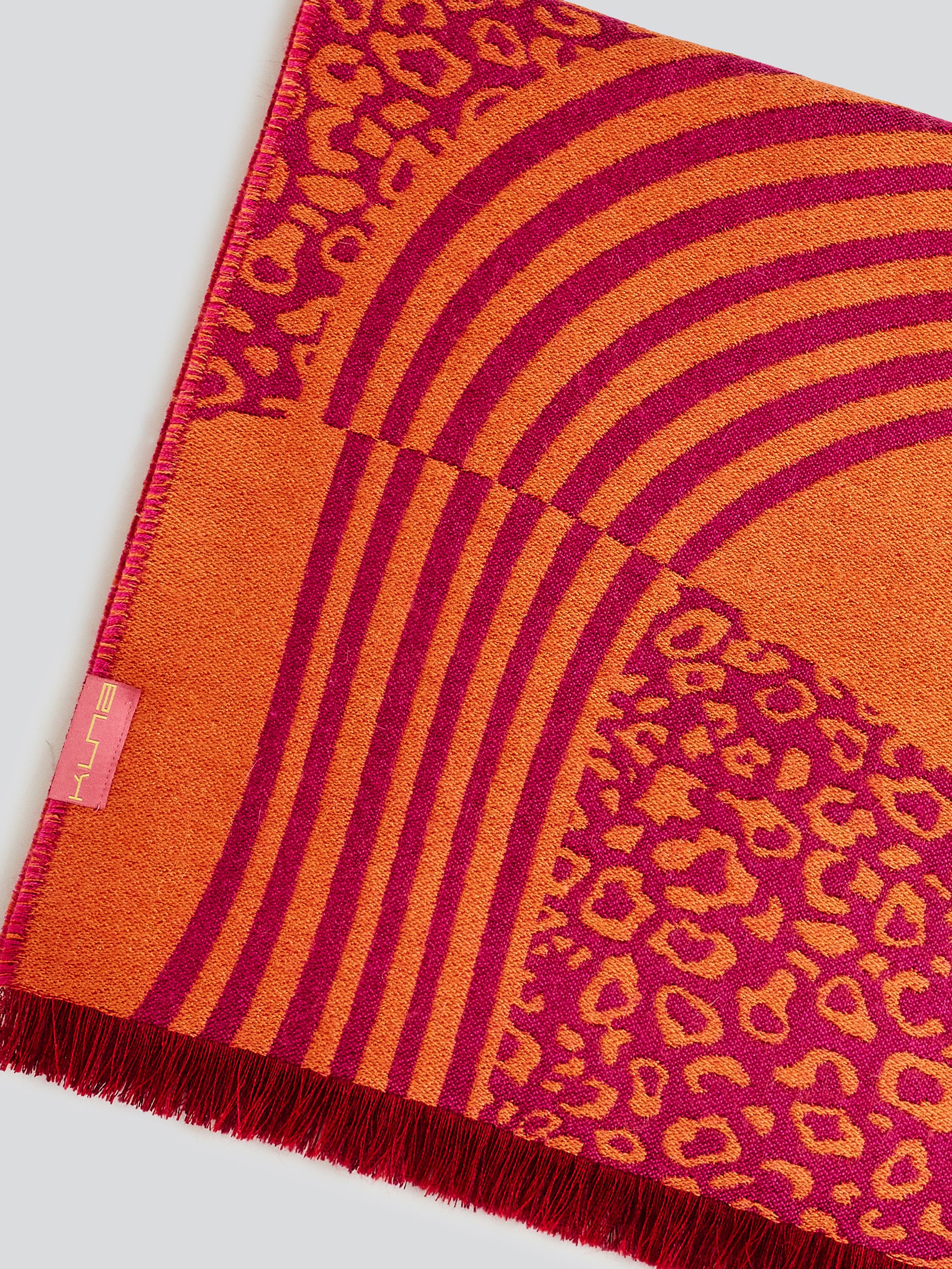 Yogi Scarf Baby Alpaca Color Fuchsia - Image 6