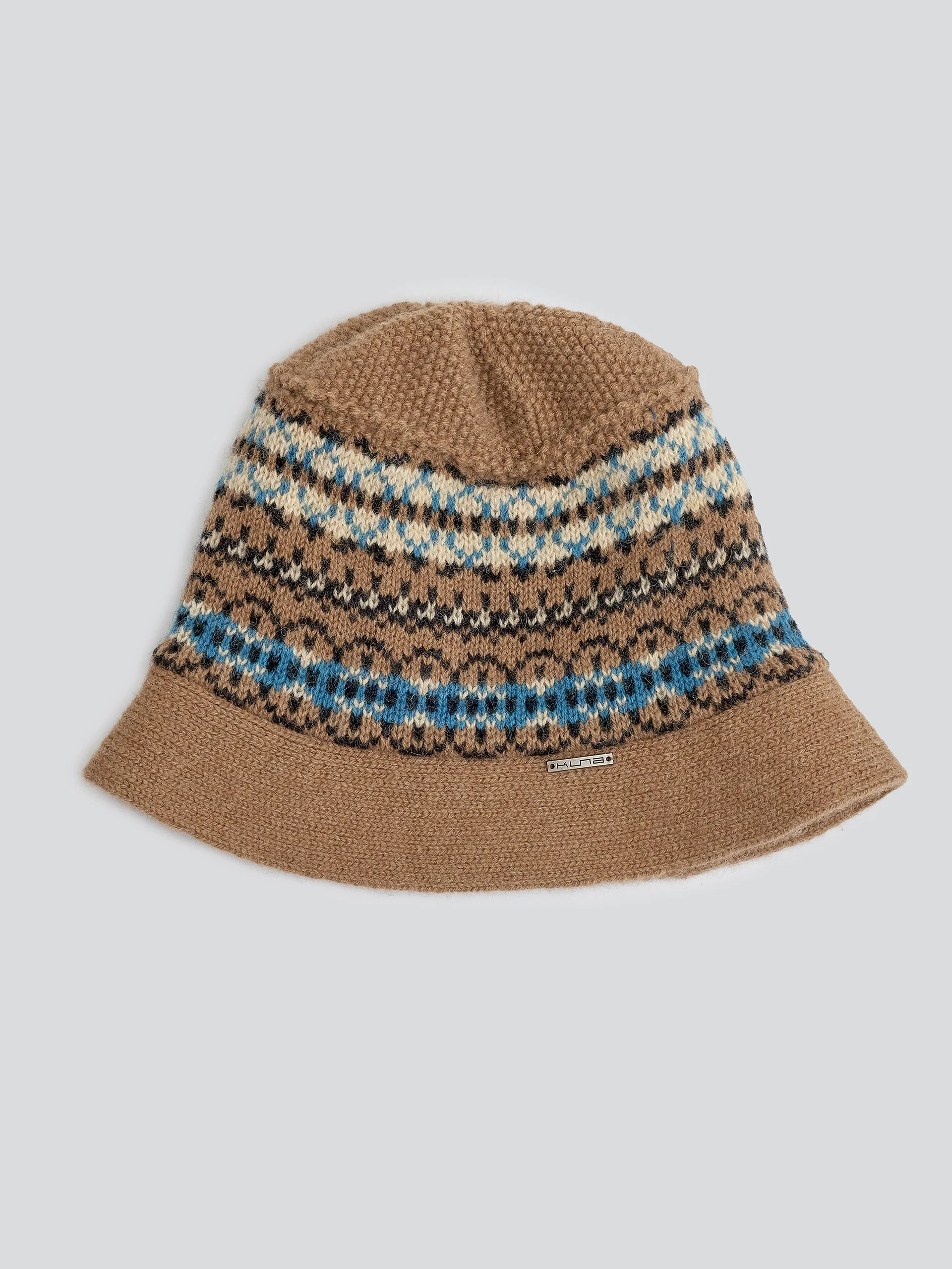 Yoke Bucket Hat Baby Alpaca Color Camel - Image 2