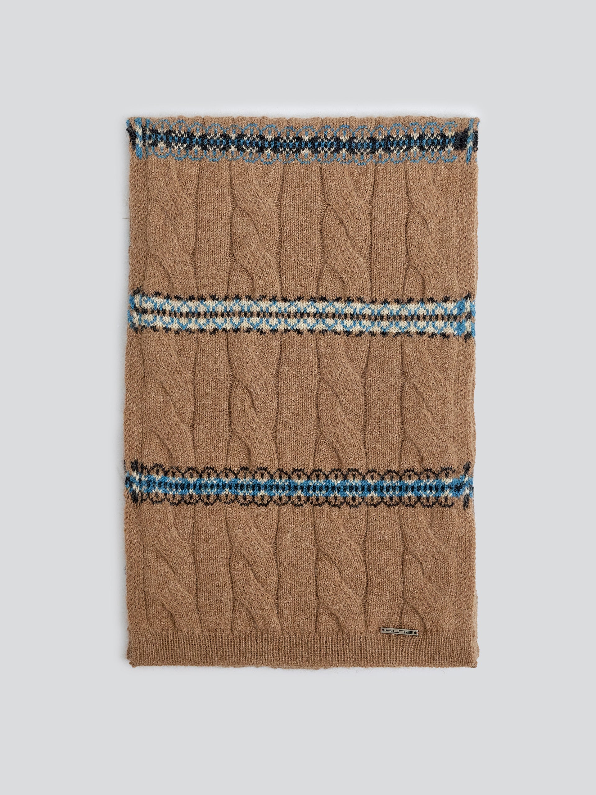Yoke Scarf Scarf Baby Alpaca Color Camel - Image 2