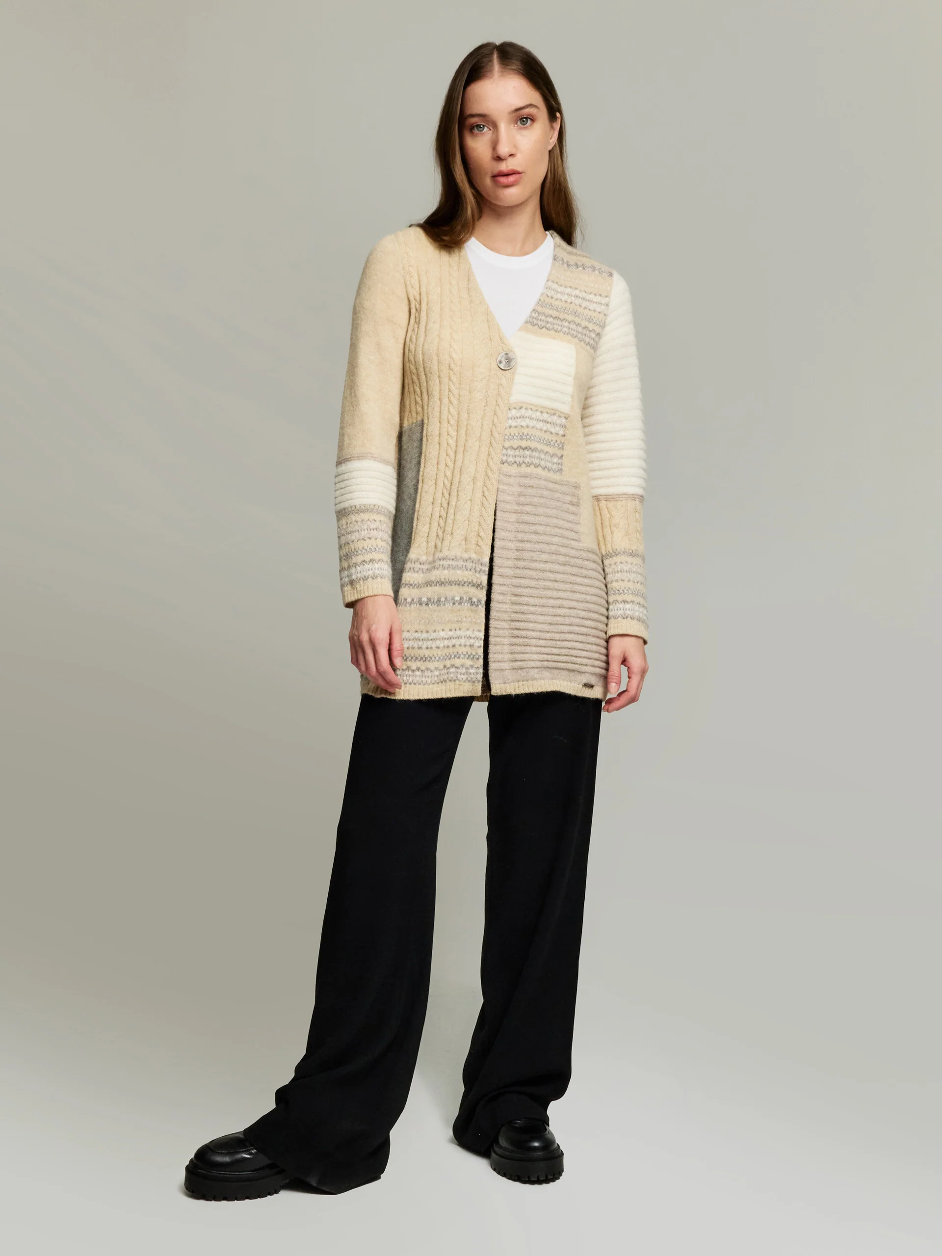 Ysadora Cardigan Baby Alpaca Color Beige - Image 4