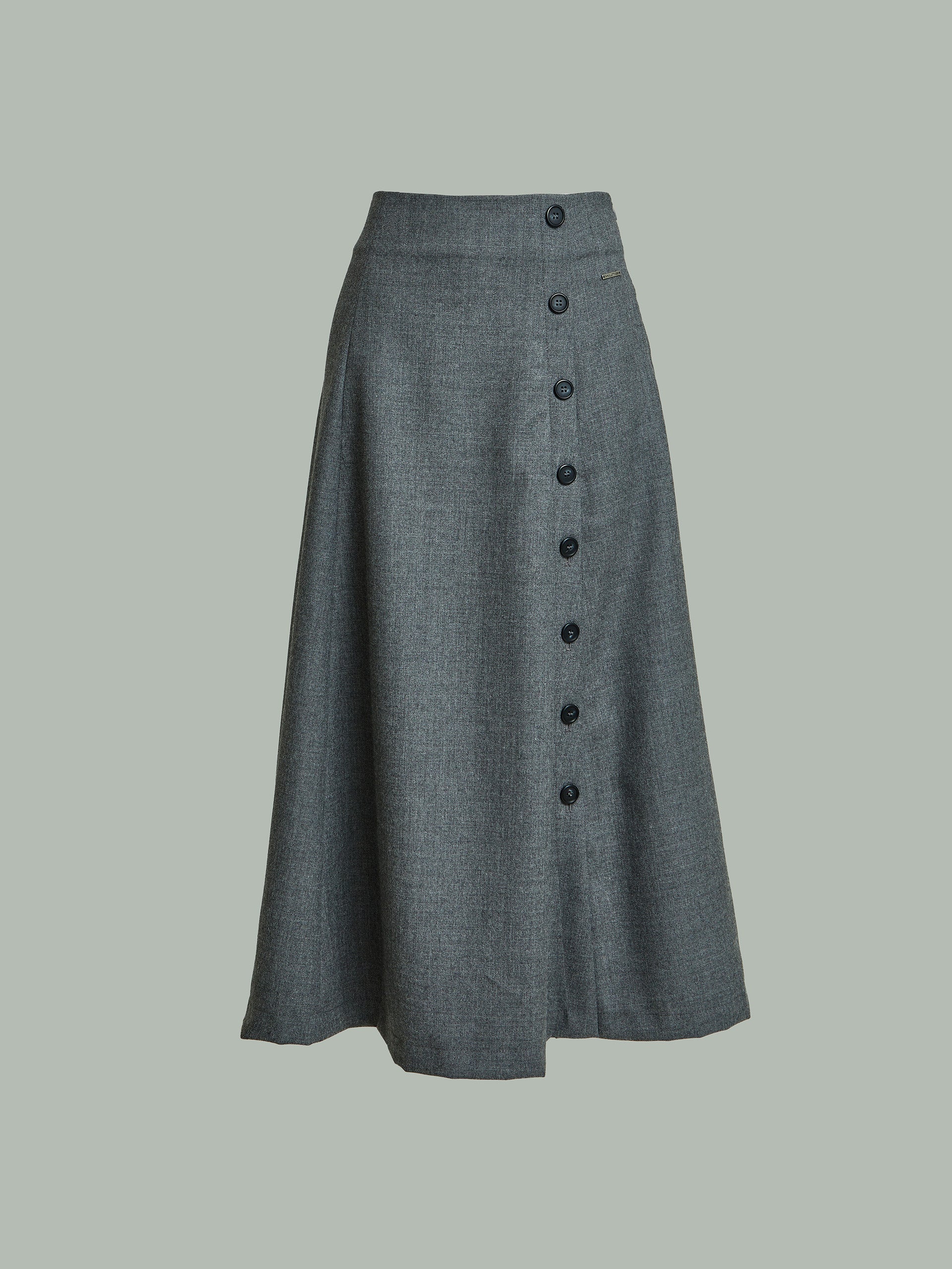 Ysidro Skirt Wool Color Grey - Image 6