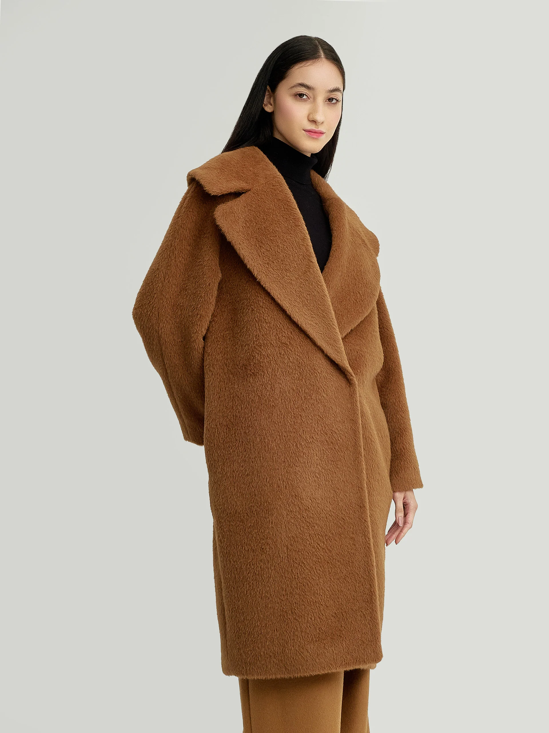 Yssa Coat Suri Alpaca Color Camel - Image 2