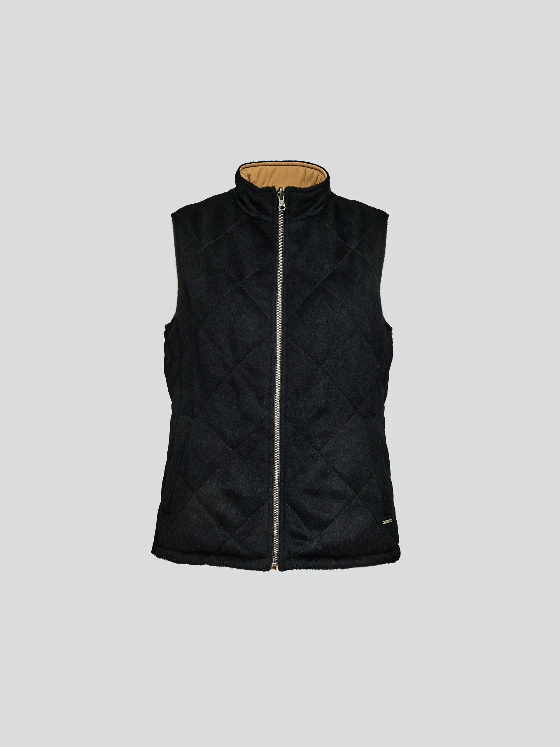 Ystoria Vest Baby Alpaca Color Black