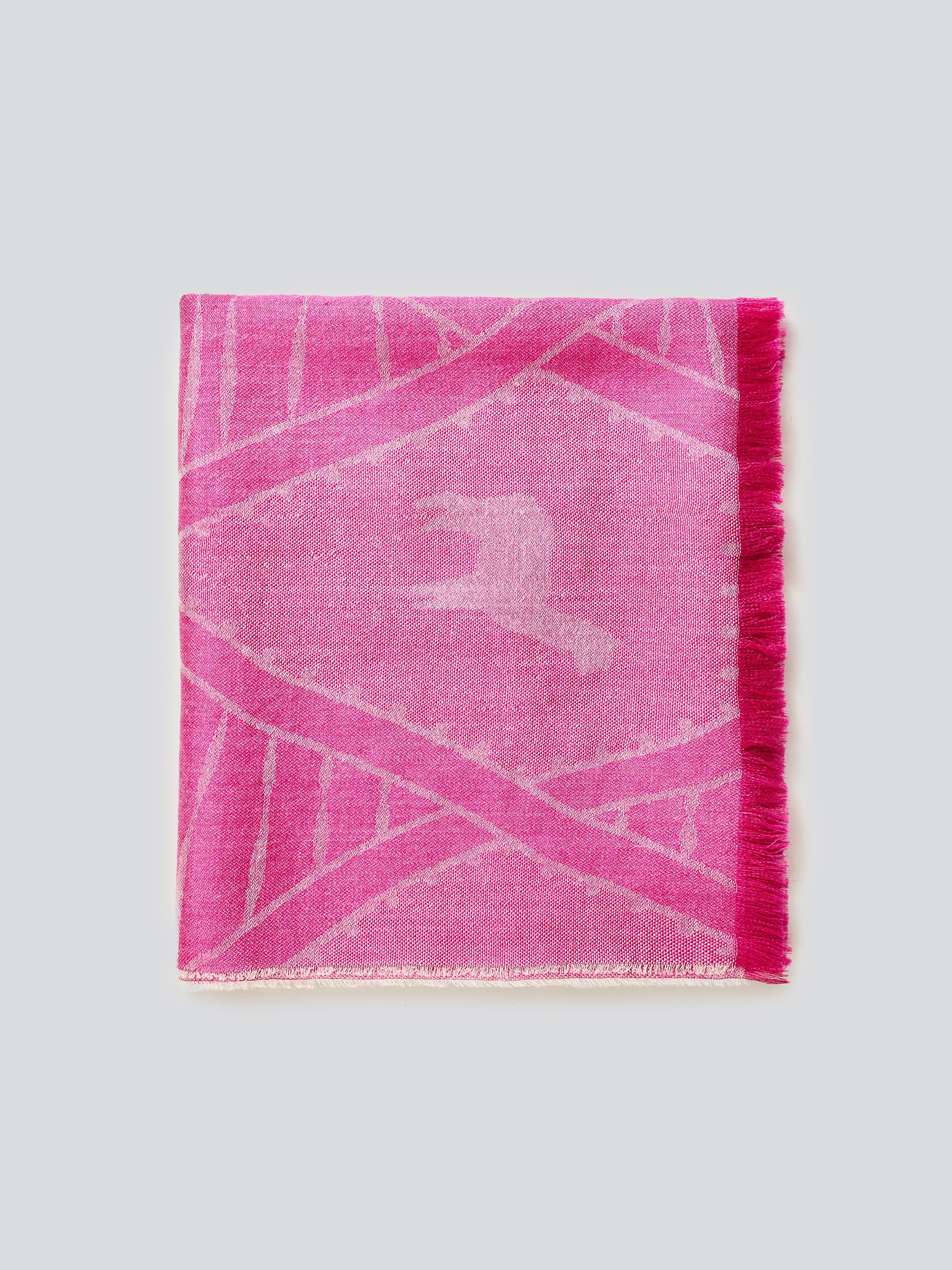 Yuca Shawl Baby Alpaca Color Fuchsia - Image 2