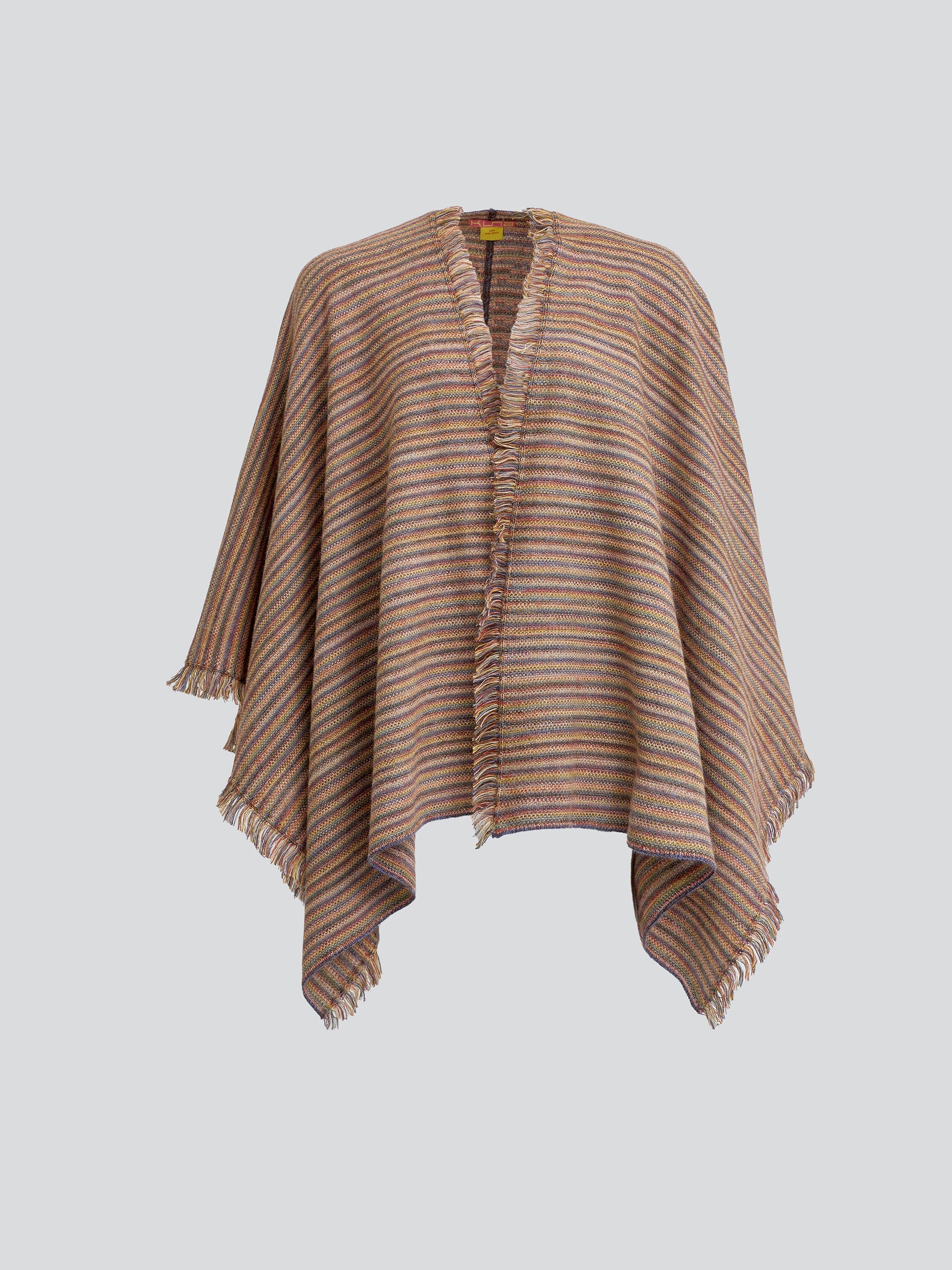 Yudith Poncho Baby Alpaca Color Brown