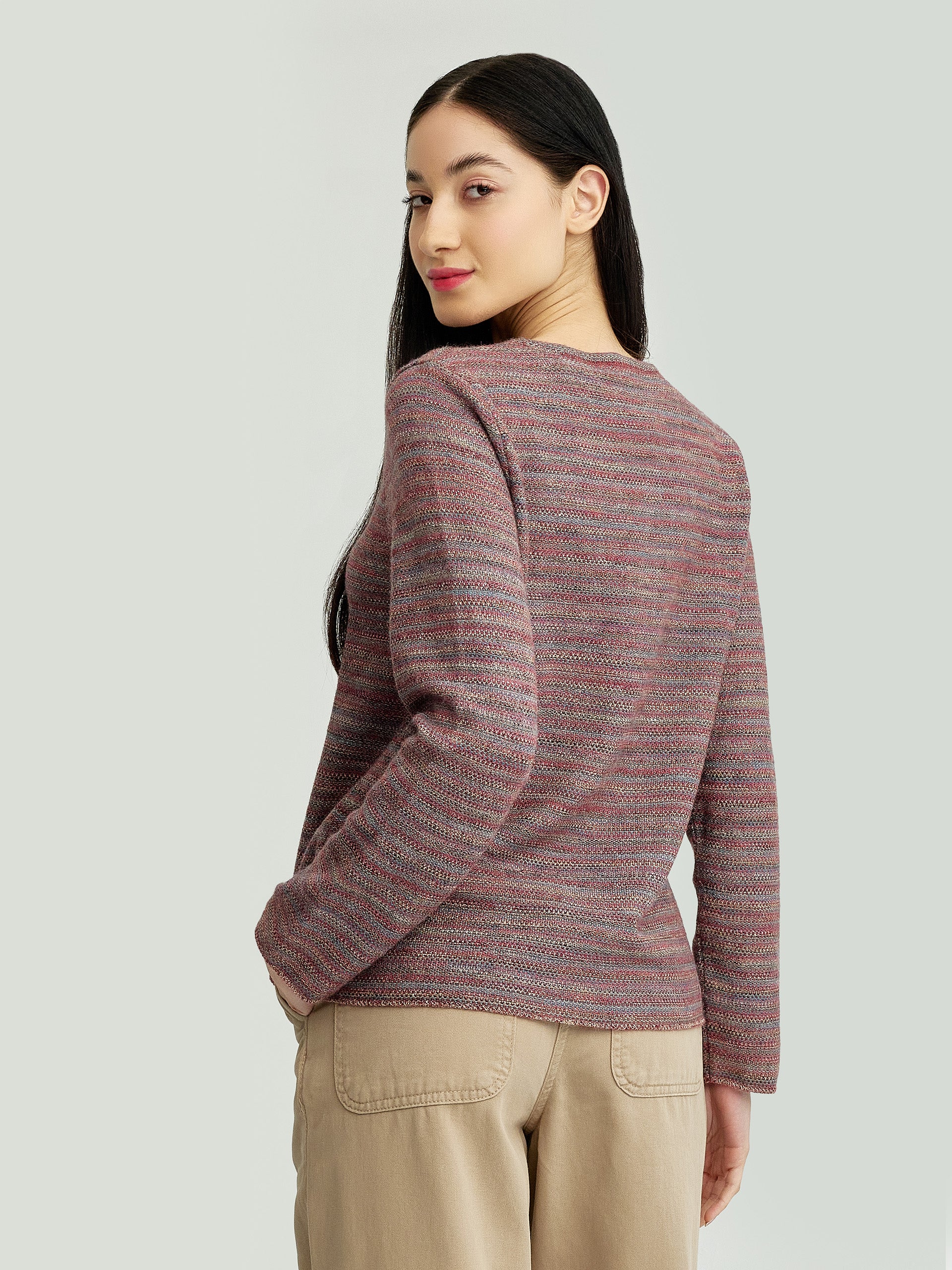 Yudith Sweater Baby Alpaca Color Red - Image 3