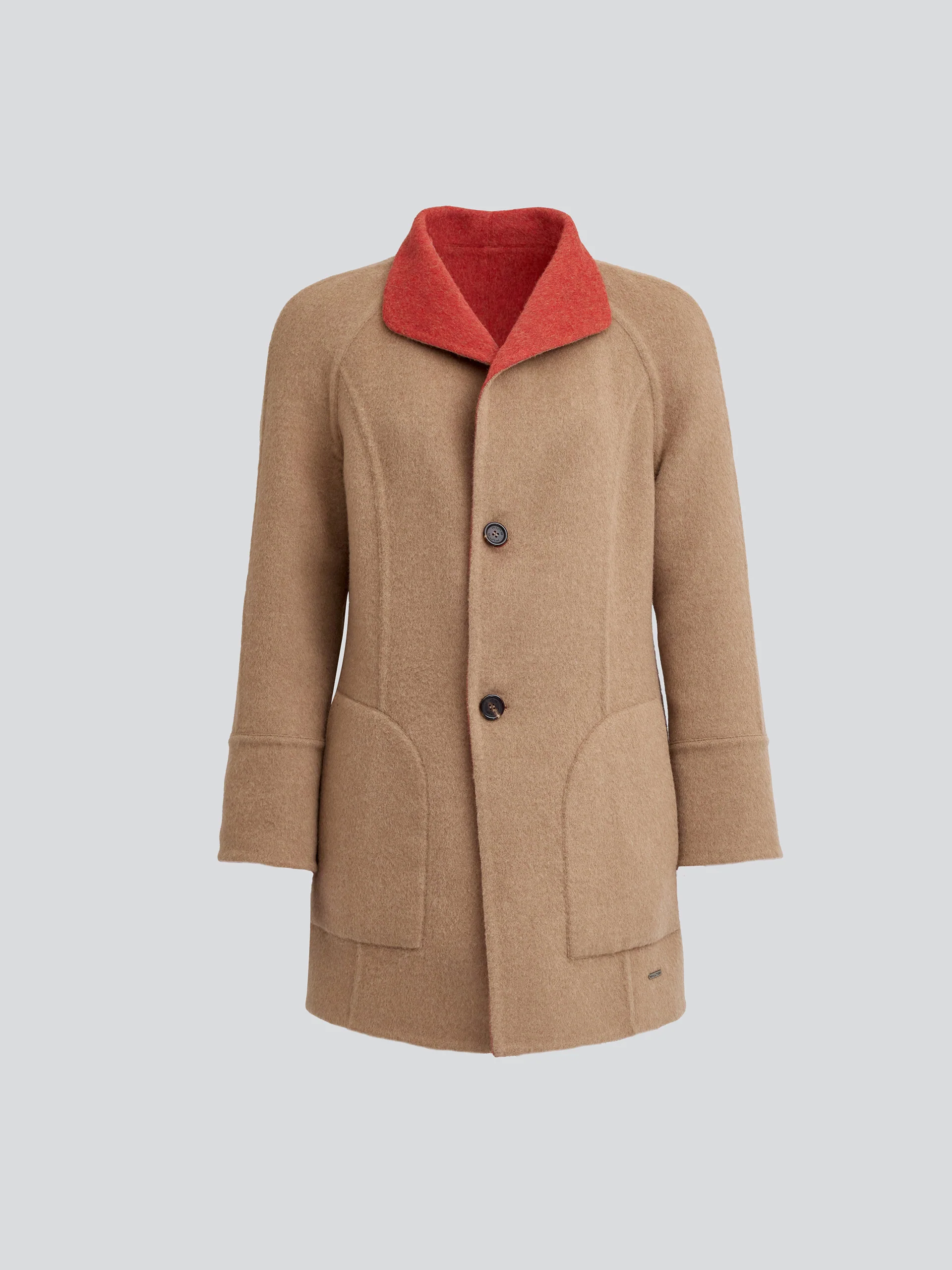 Yuriel Coat Baby Alpaca Color Orange - Image 7