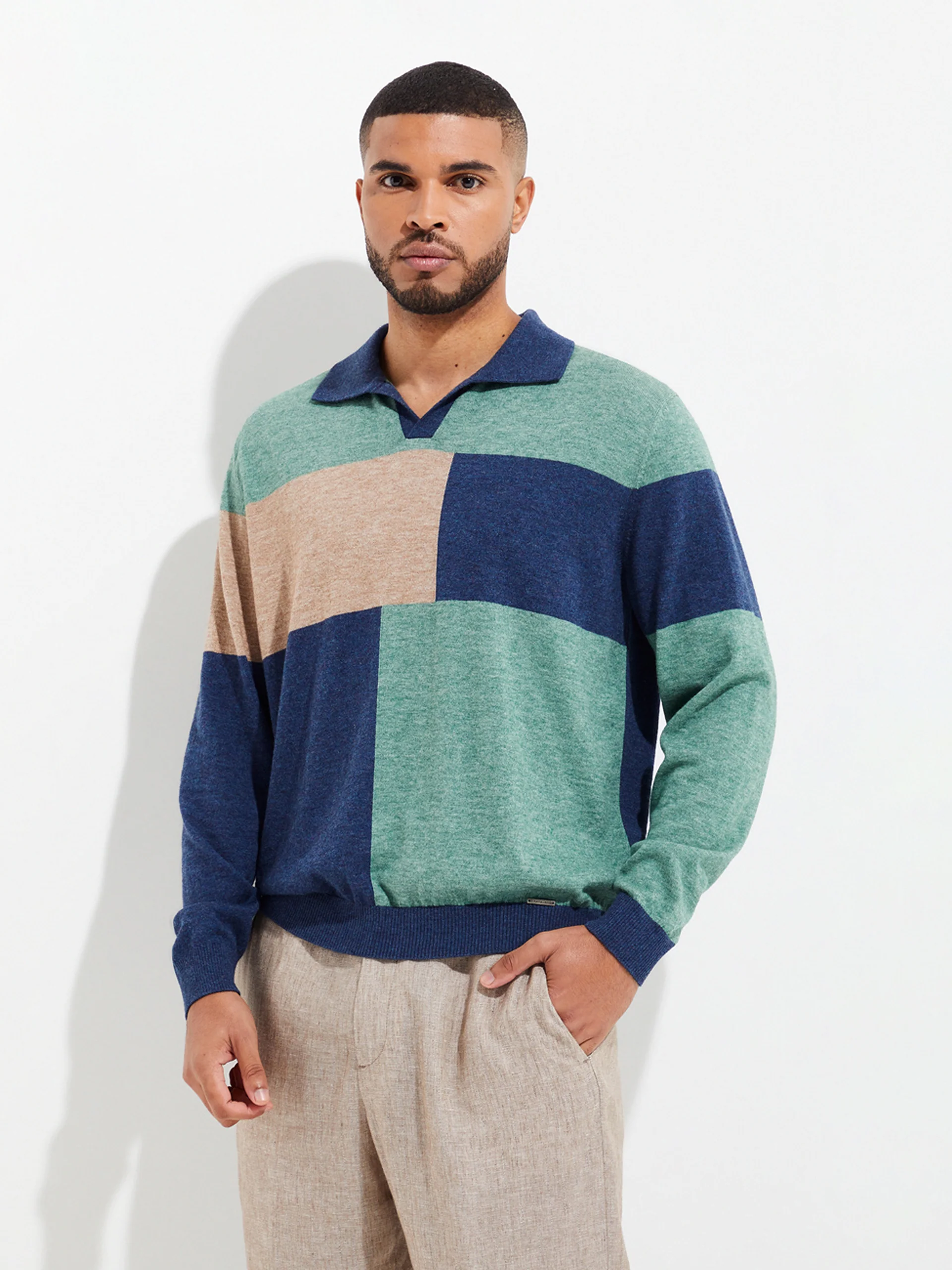 Yvan Sweater Cotton Color Blue - Image 2