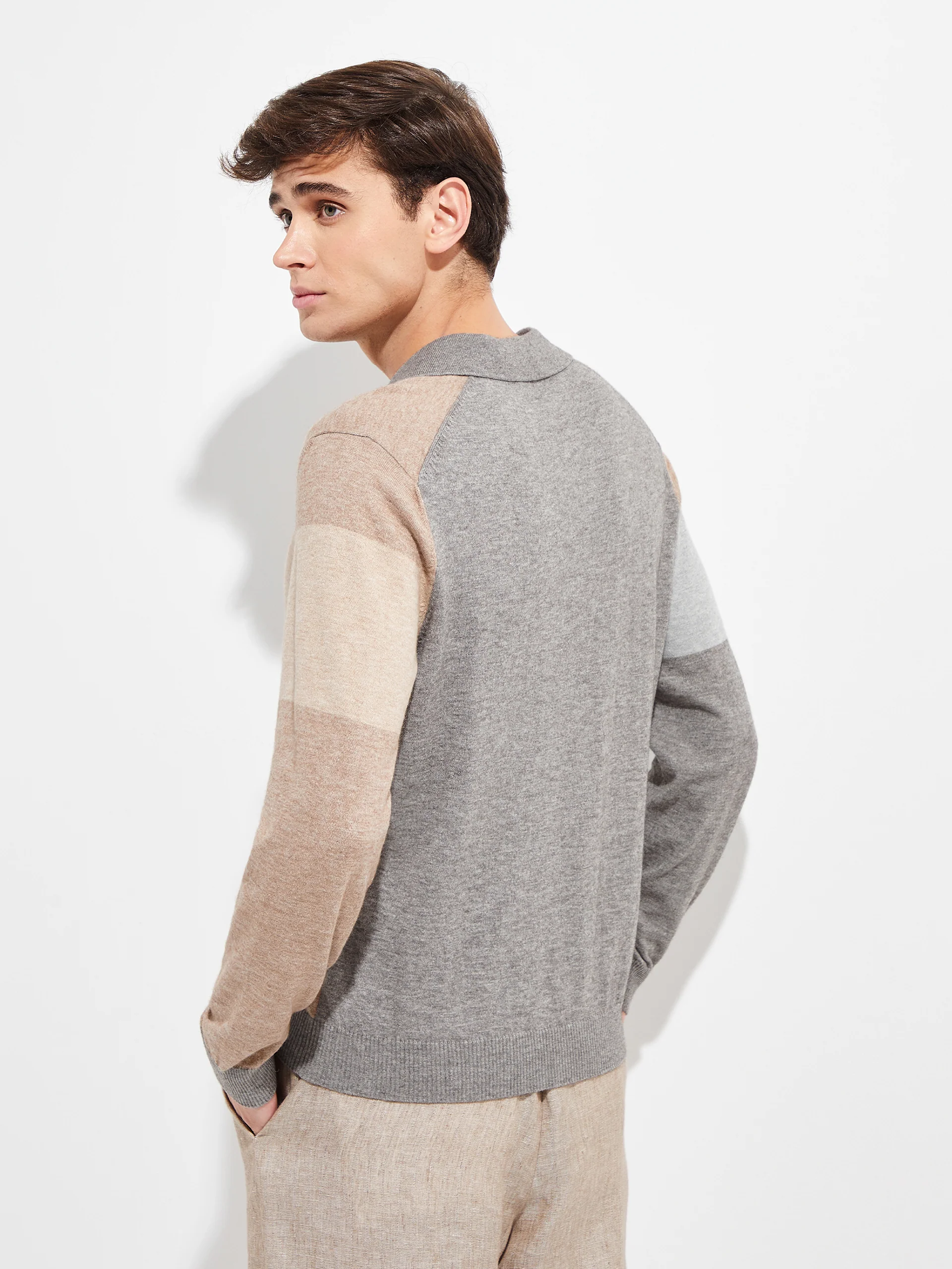 Yvan Sweater Cotton Color Grey - Image 3
