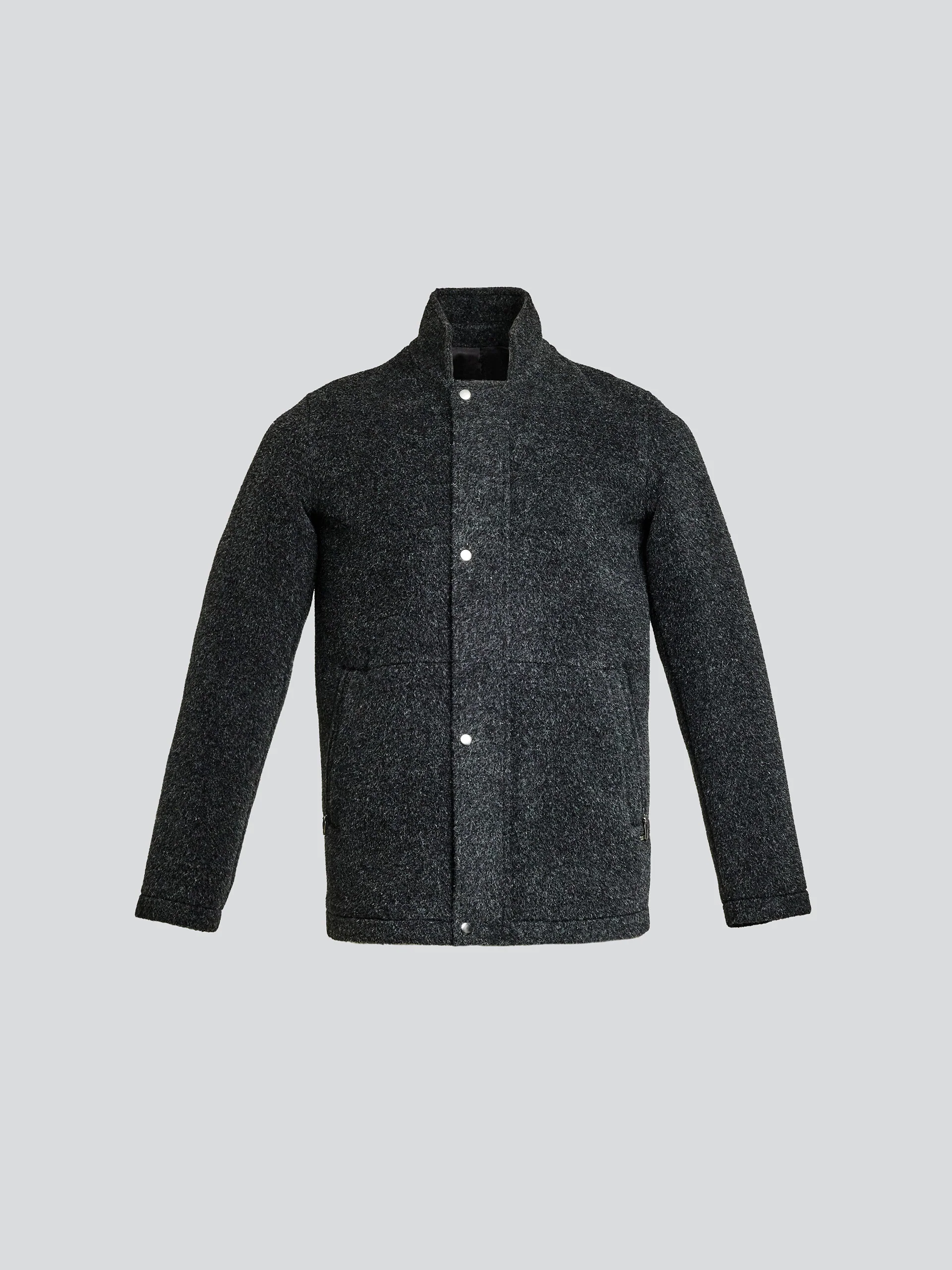 Yzar Coat Wool & Alpaca Color Black