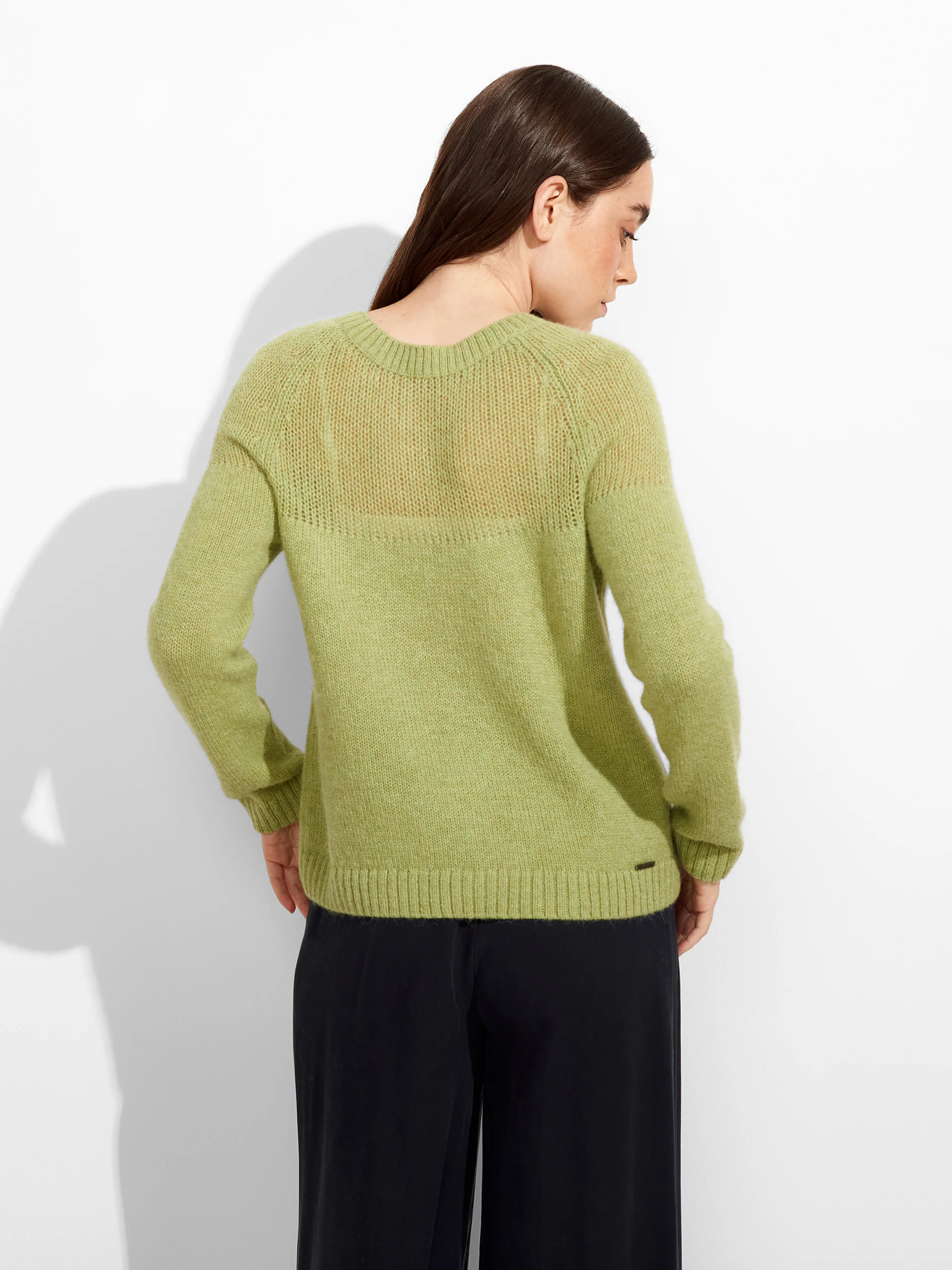 Zabine Cardigan Baby Alpaca Color Green - Image 7