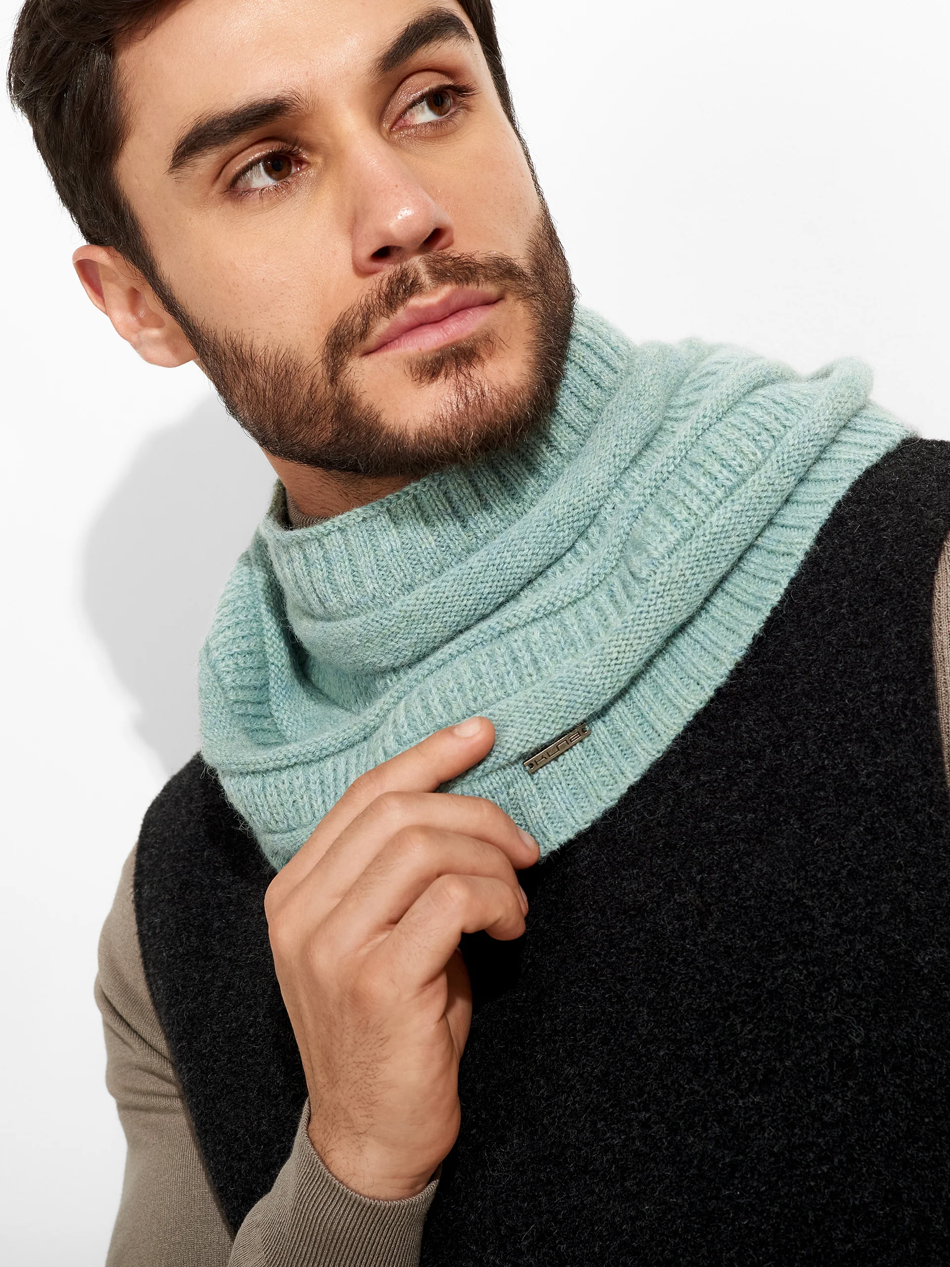 Zada Scarf Baby Alpaca Color Ligth Blue - Image 5
