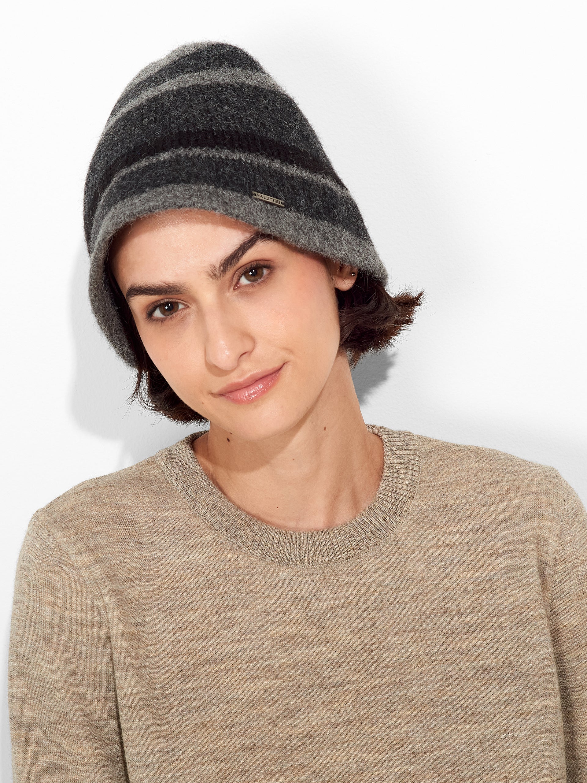 Zadiel Hat Baby Alpaca Color Grey - Image 3