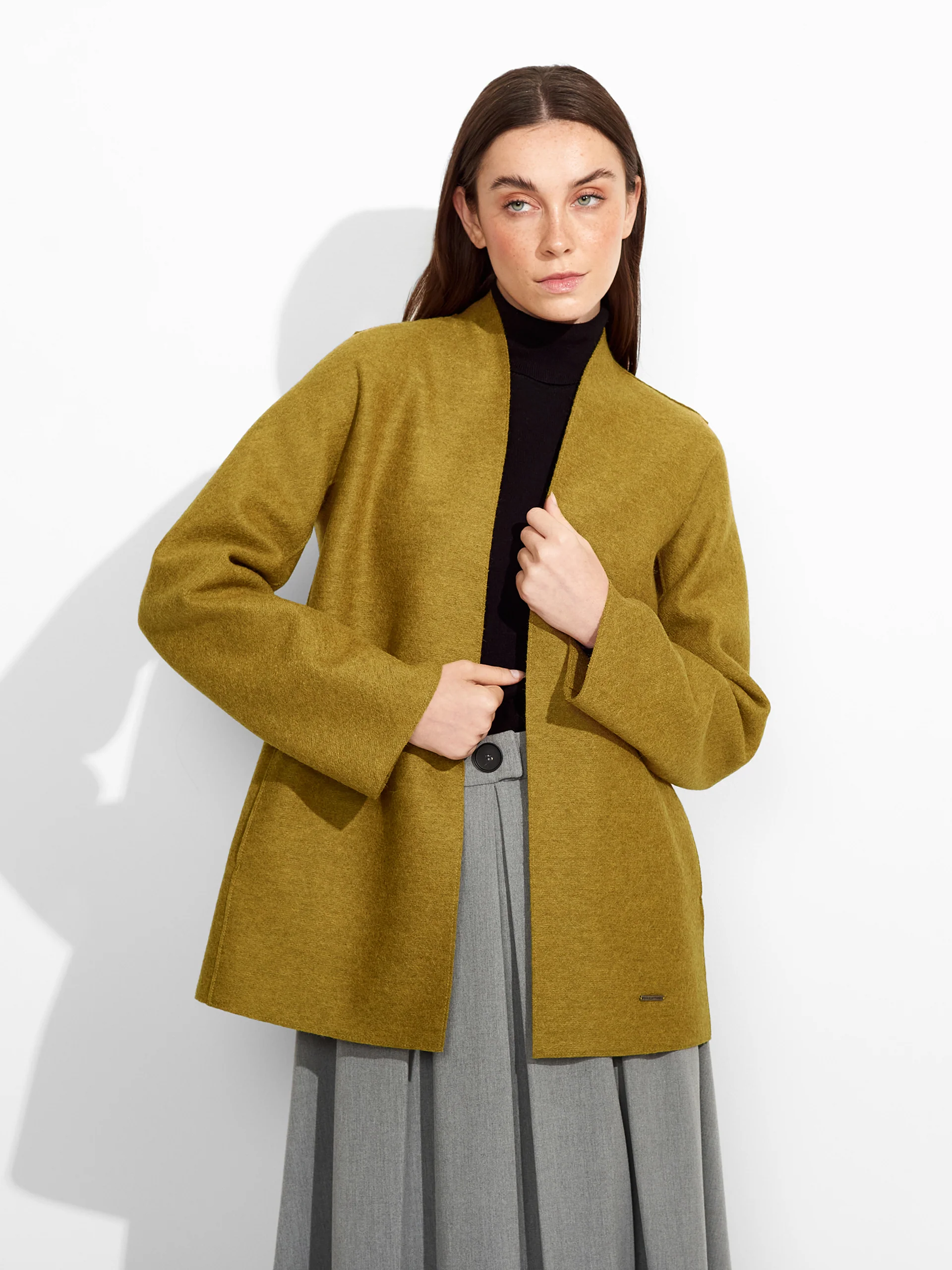 Zadig Coat Alpaca Color Yellow - Image 2