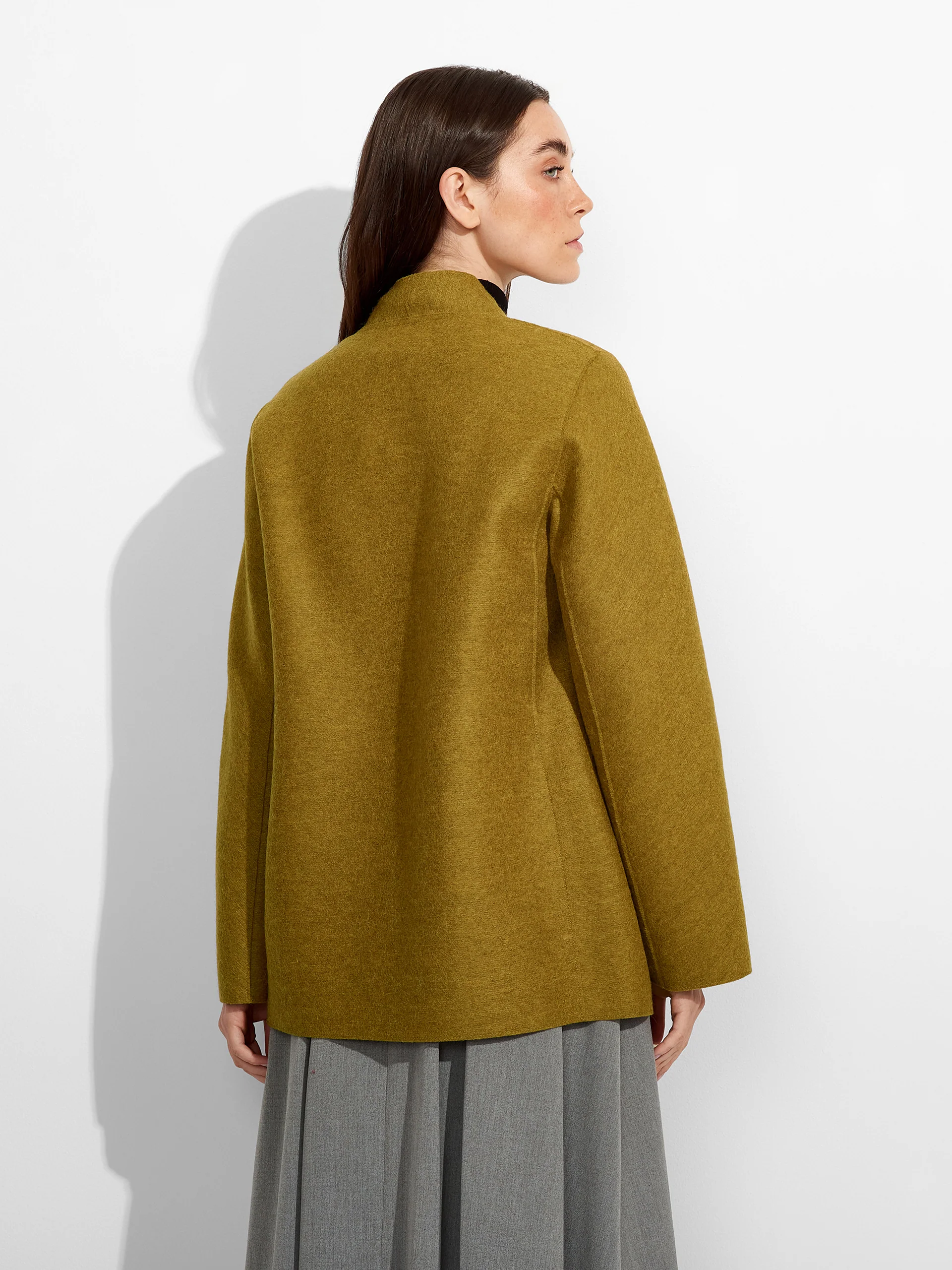 Zadig Coat Alpaca Color Yellow - Image 3