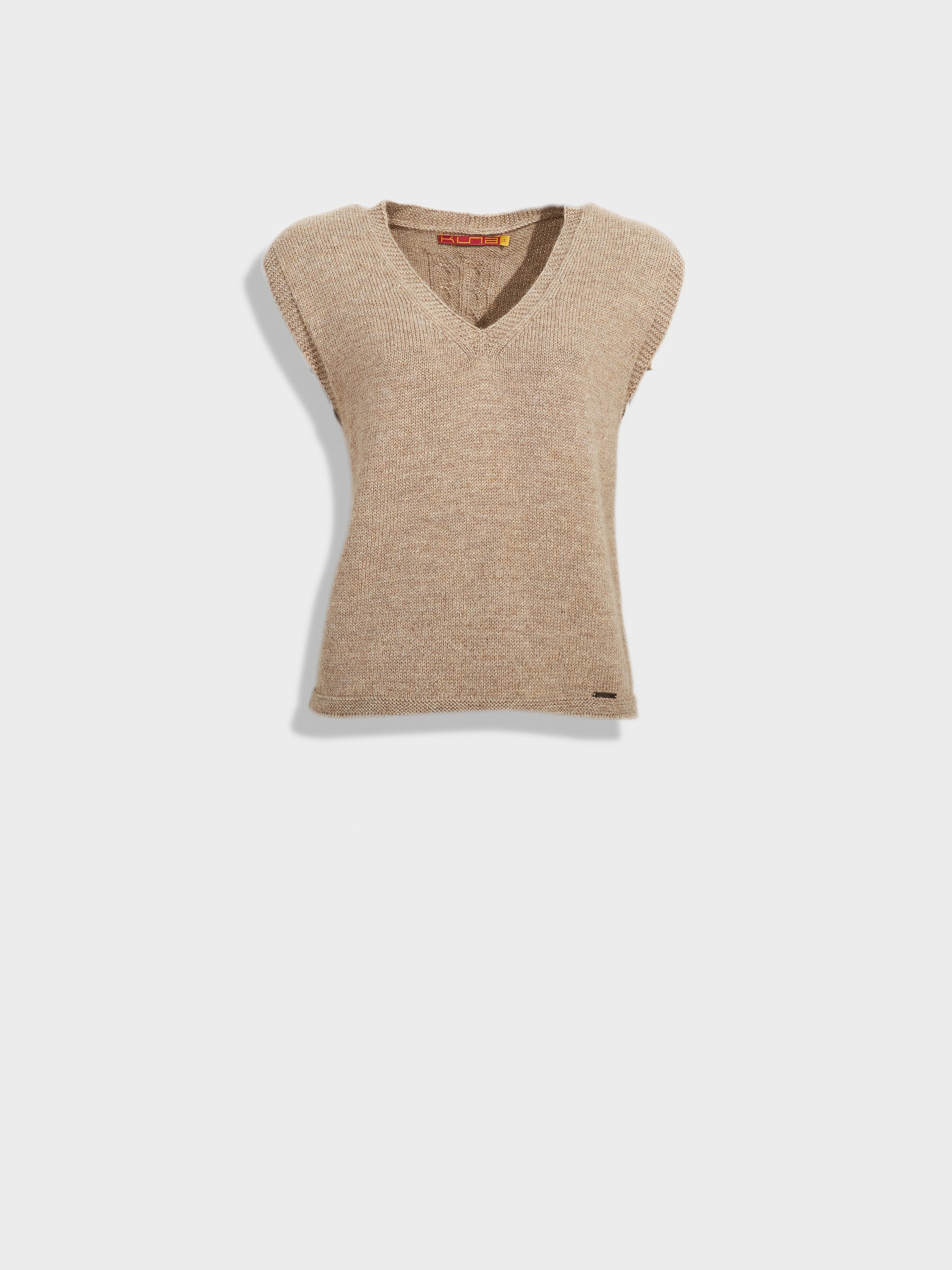 Zafiro Vest Baby Alpaca Color Beige