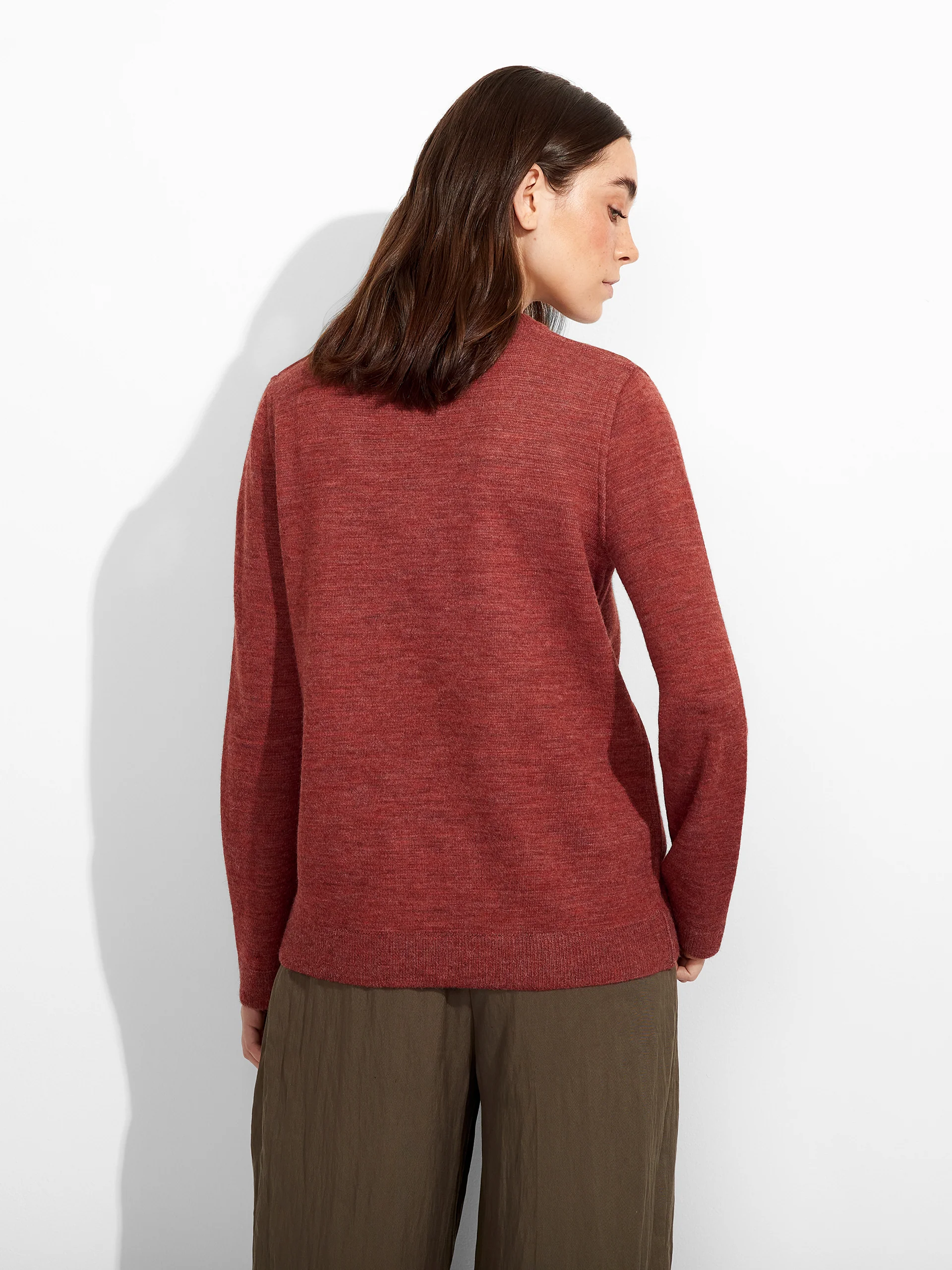 Zagreb Sweater Baby Alpaca Color Red - Image 4