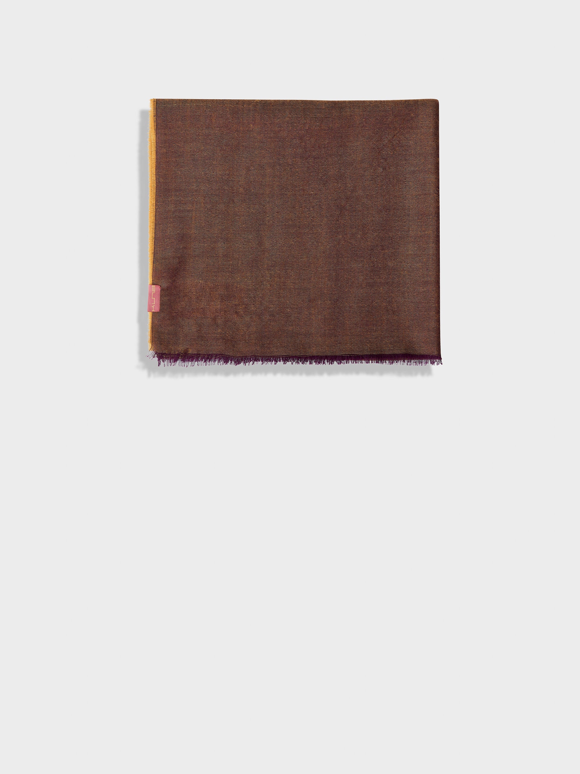 Zaina Shawl Baby Alpaca Color Brown - Image 2