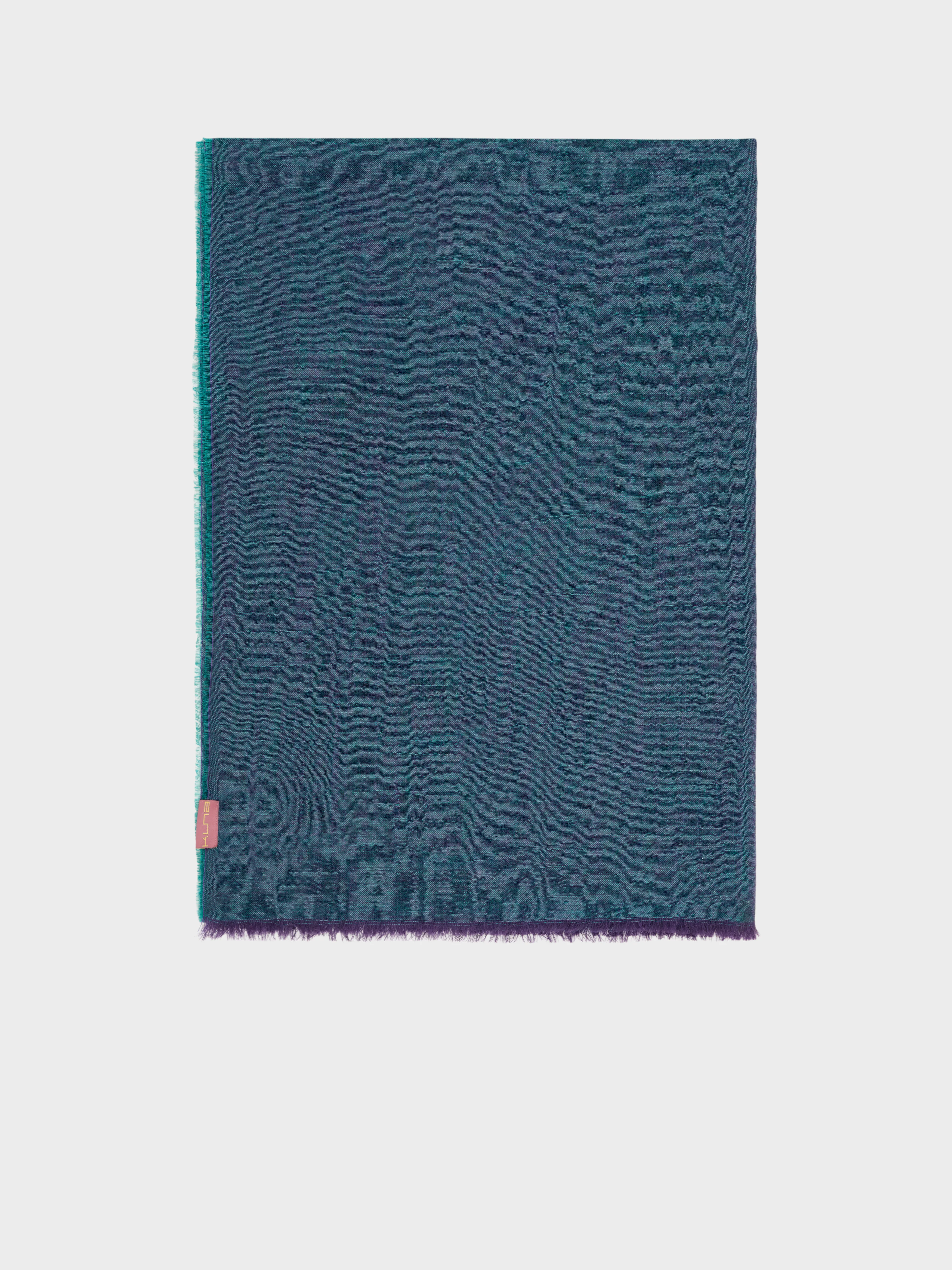 Zaina Shawl Baby Alpaca Color Blue - Image 2