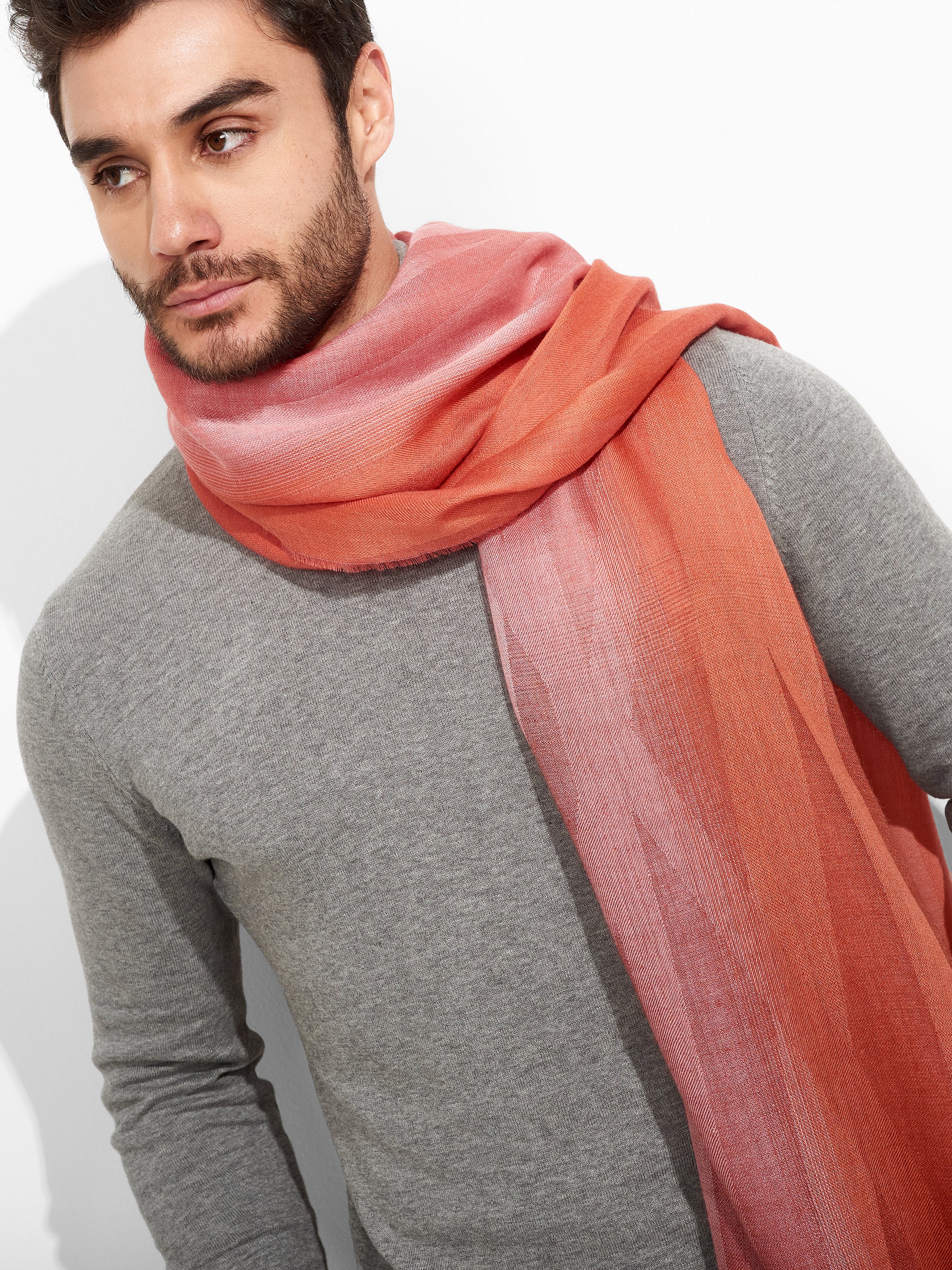 Zakiri Shawl Baby Alpaca Color Pink - Image 5