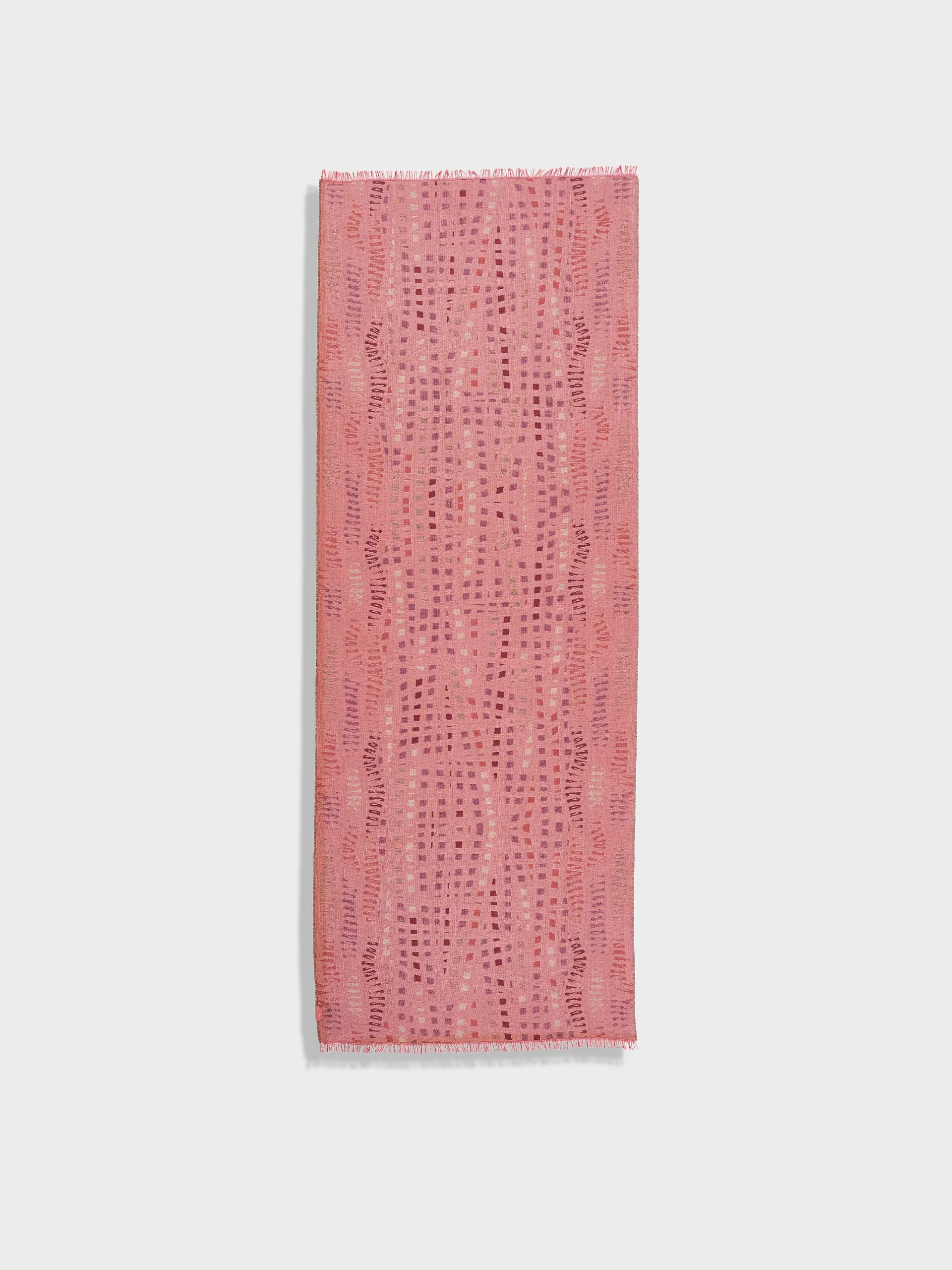 Zane Shawl Baby Alpaca Color Pink - Image 6