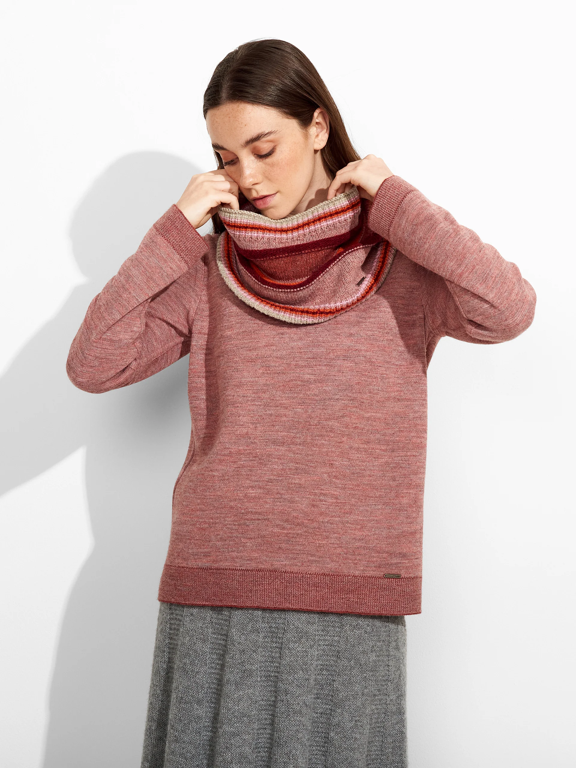 Zanni Scarf Baby Alpaca Color Pink