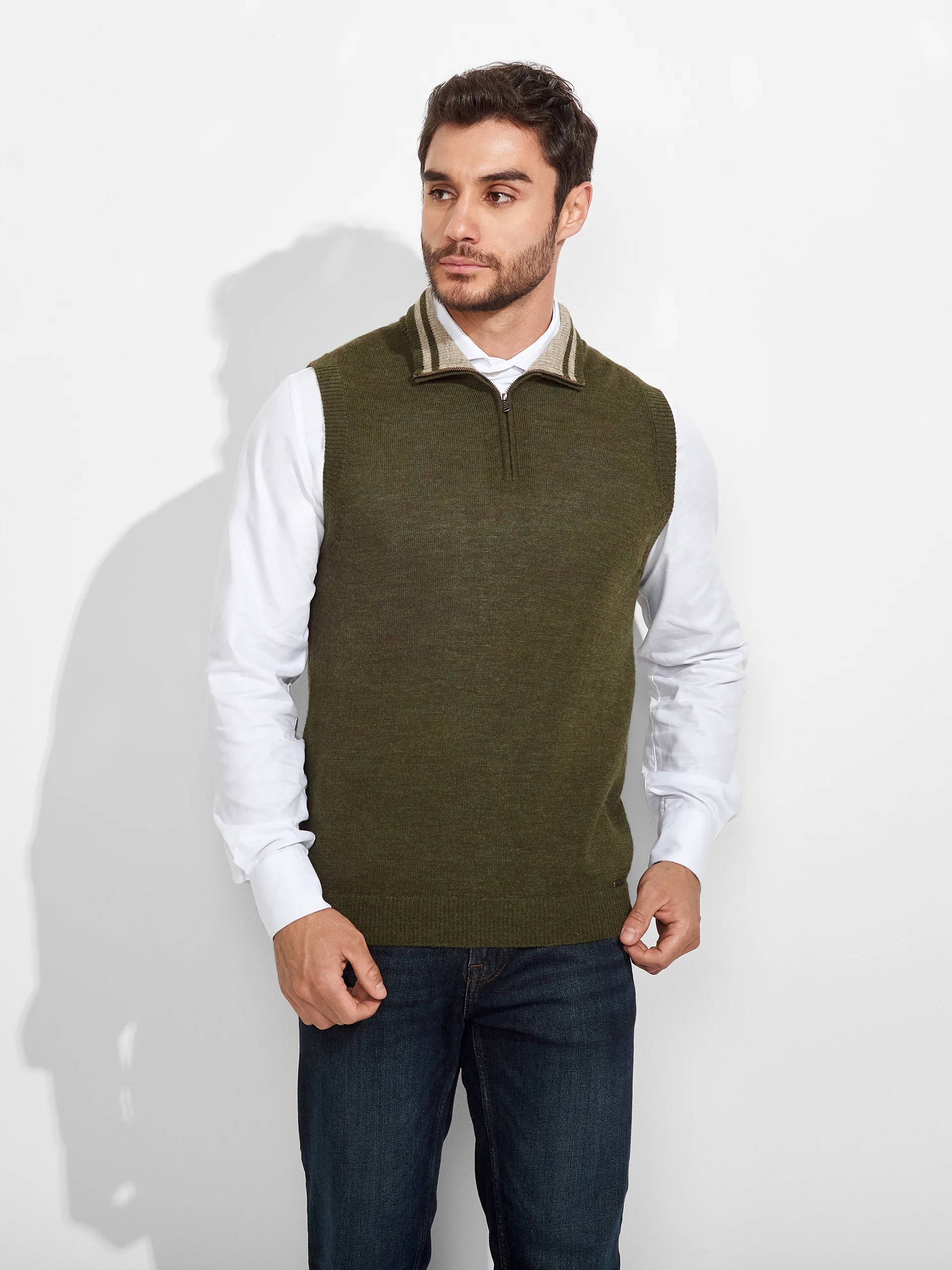Zenith Vest Baby Alpaca Color Green - Image 2