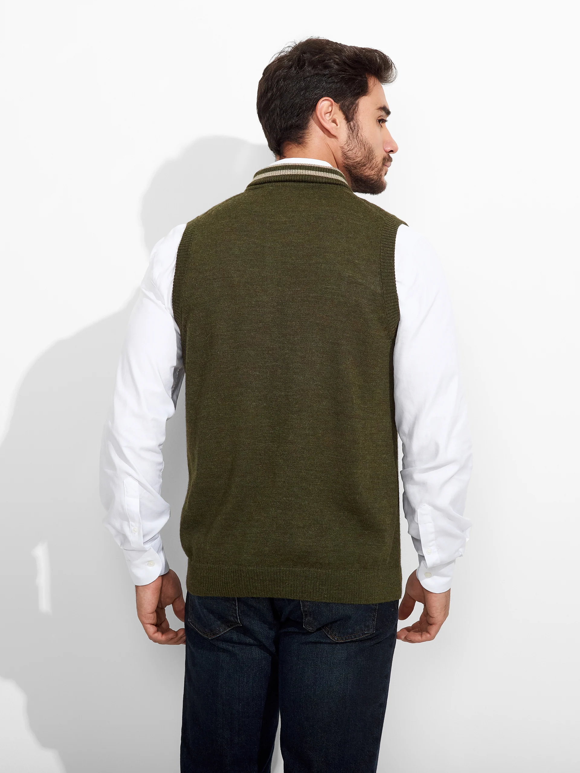 Zenith Vest Baby Alpaca Color Green - Image 3